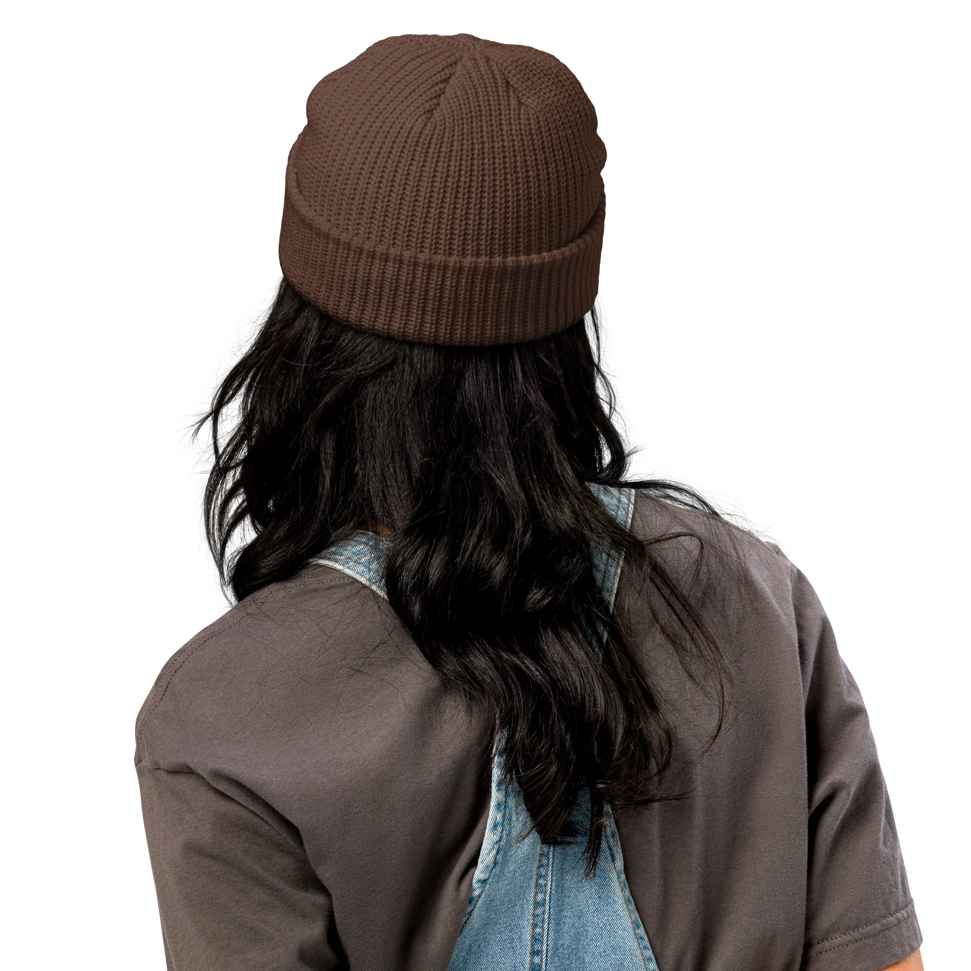 CUSTOM Text Red Embroidered Cable Beanie - Image 15