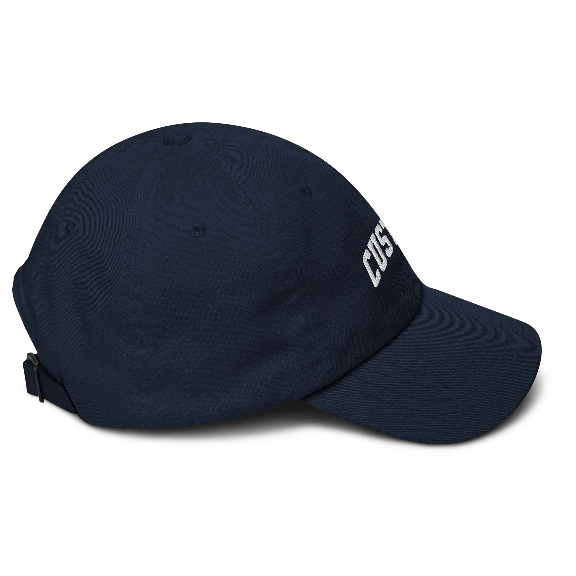 CUSTOM Your Text Varsity Font Embroidered Cap - Image 3
