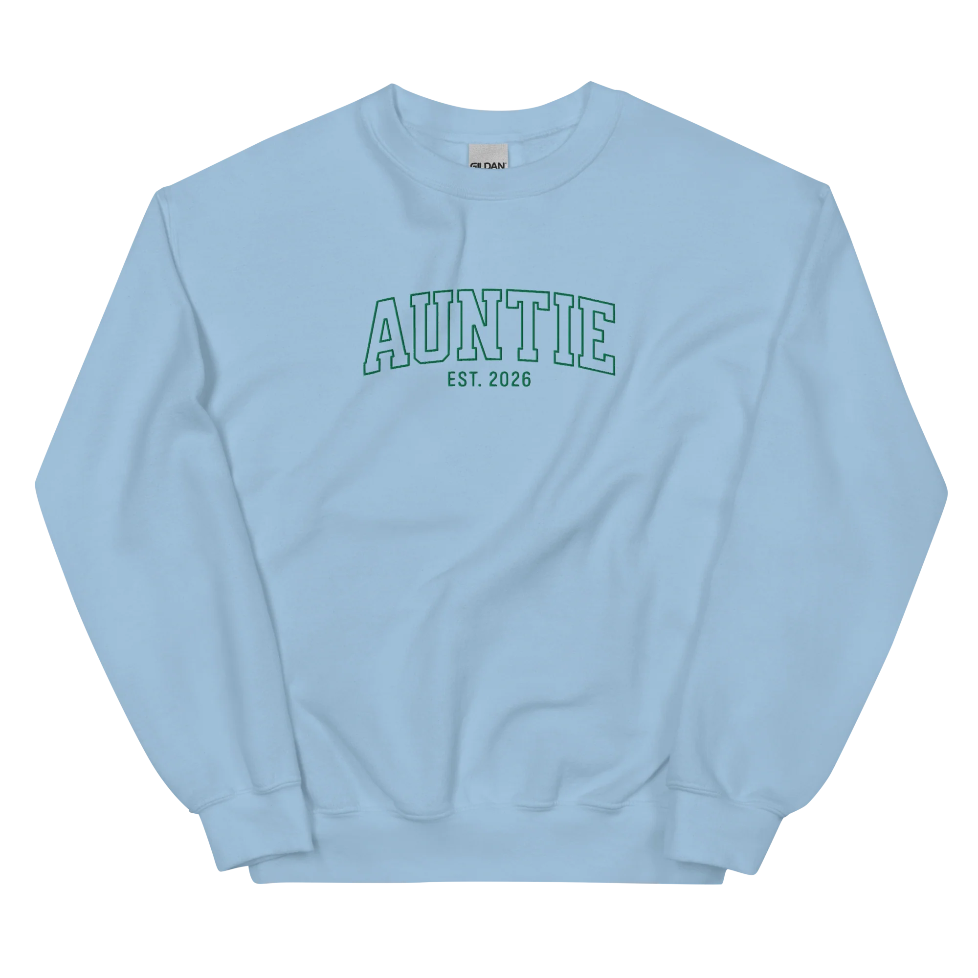 CUSTOM YEAR Auntie Varsity Embroidered Sweatshirt - Image 8