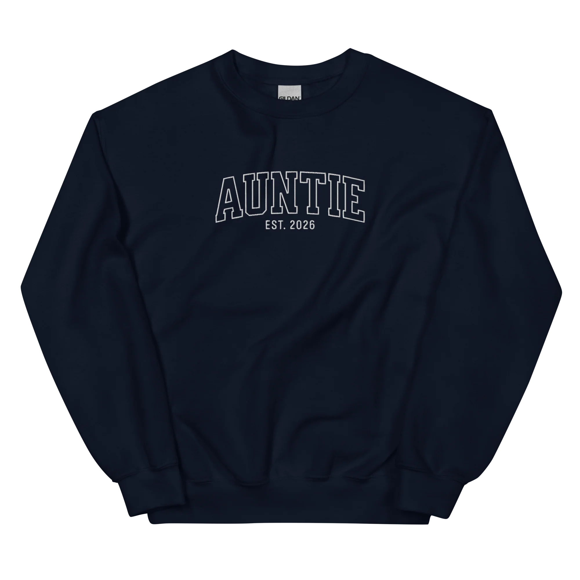 CUSTOM YEAR Auntie Varsity Embroidered Sweatshirt - Image 9
