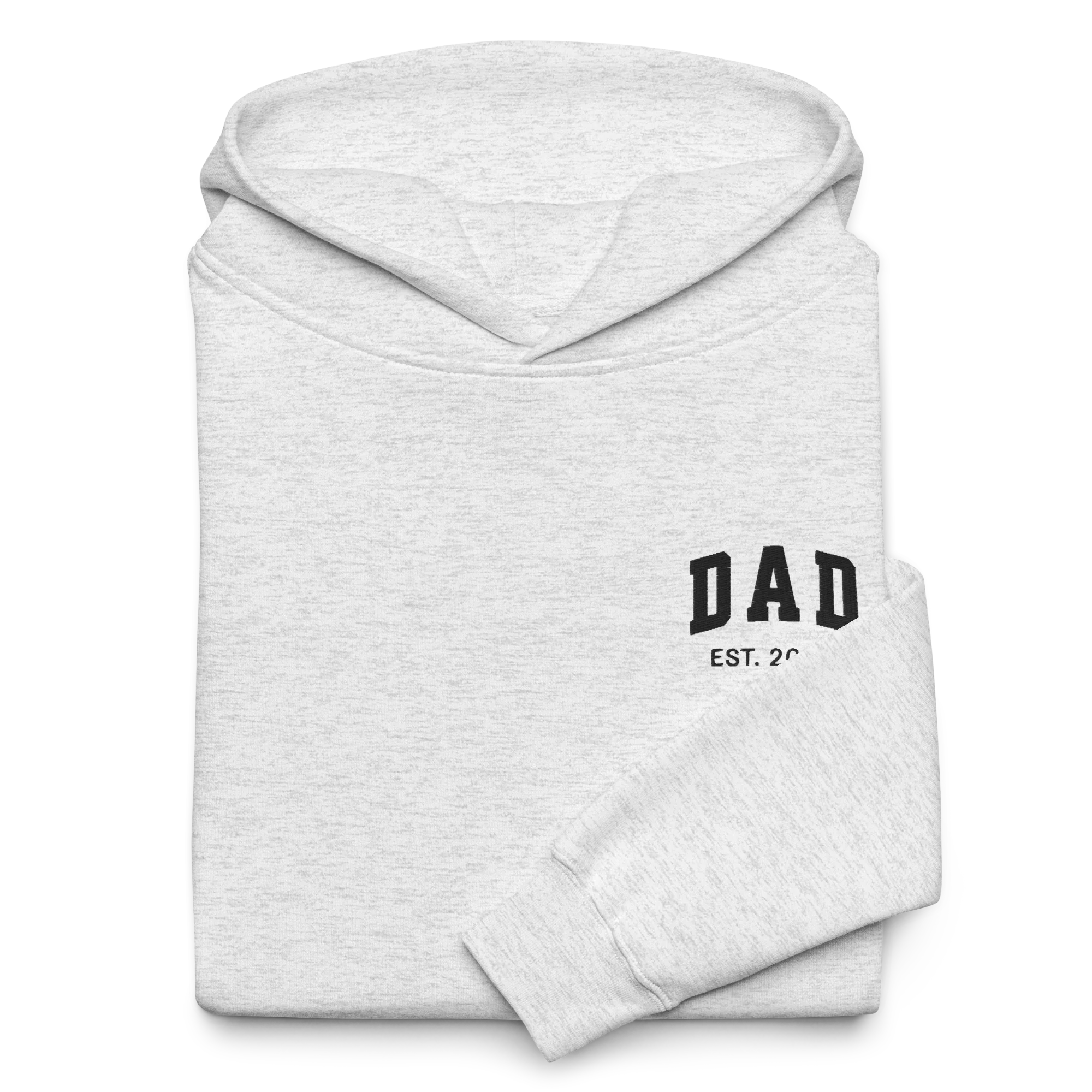 CUSTOM YEAR Dad Father Embroidered Premium Oversized Hoodie - Image 5