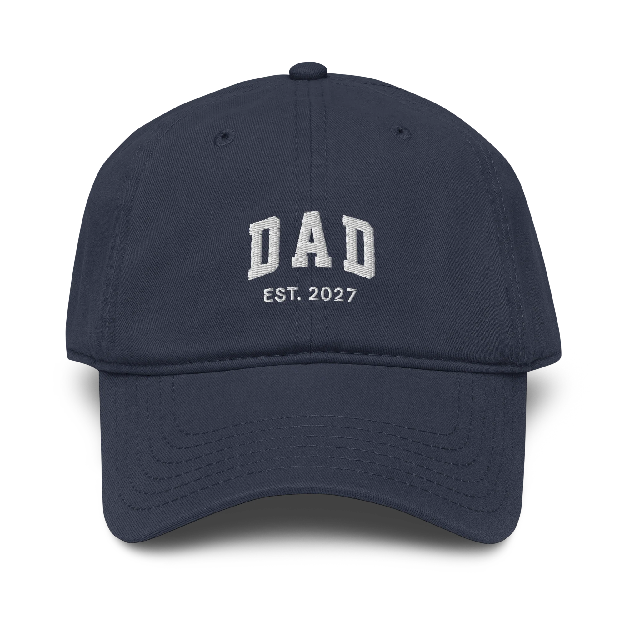 CUSTOM YEAR Dad Father Embroidered Vintage Wash Baseball Cap - Image 2