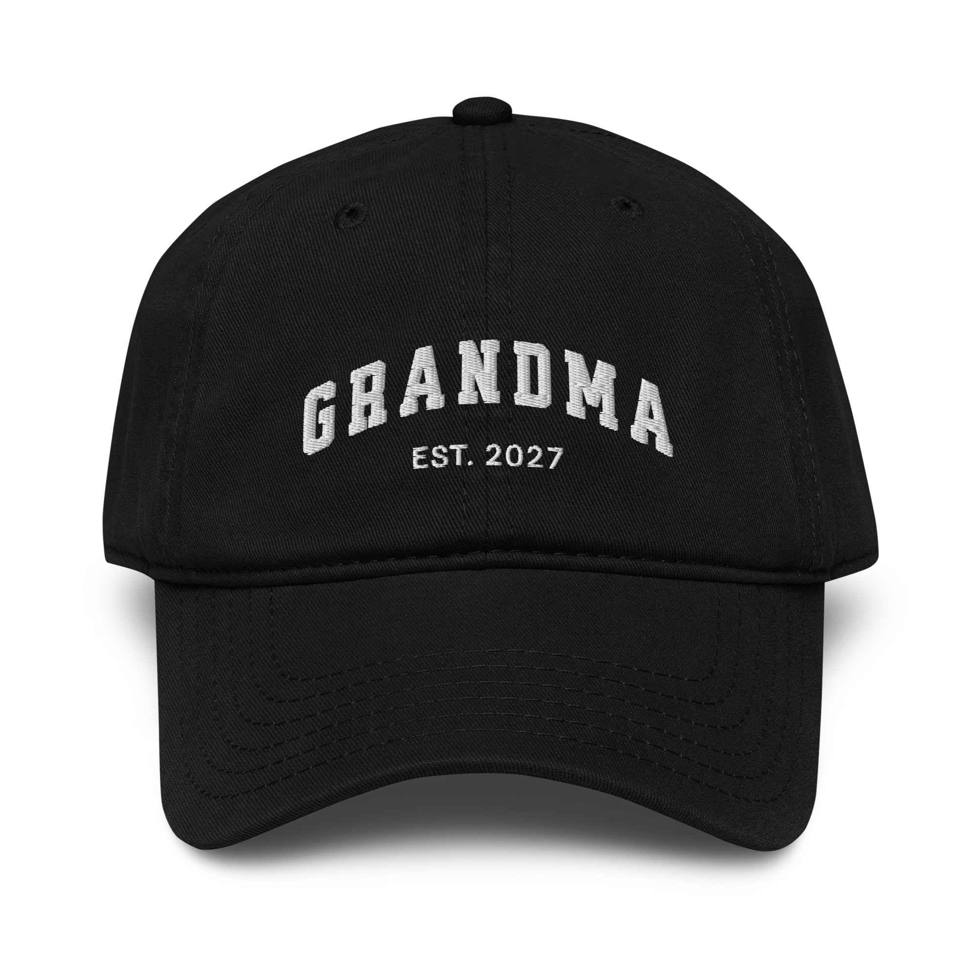 CUSTOM YEAR Grandma Embroidered Vintage Wash Baseball Cap - Image 8