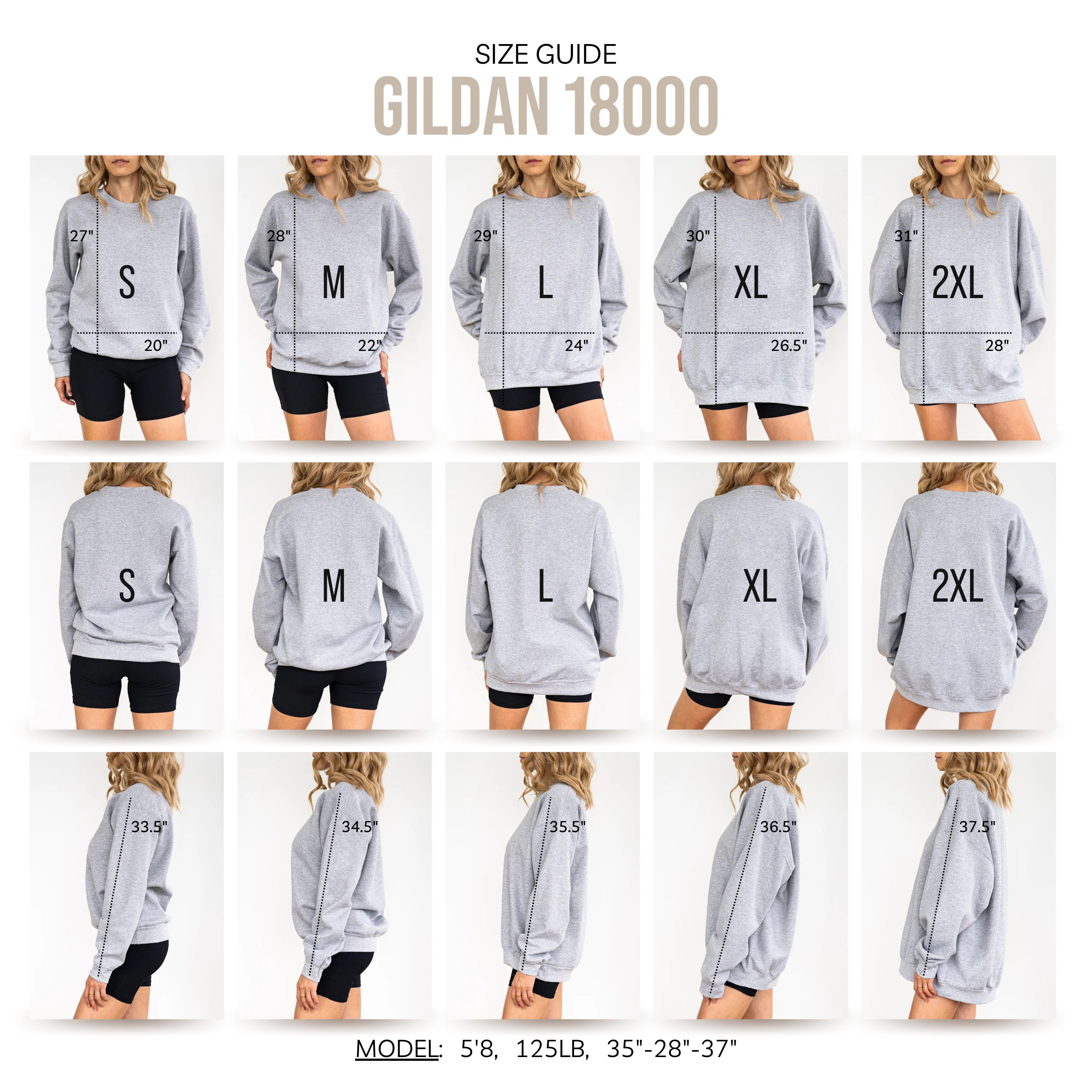 CUSTOM YEAR Grandma Grandmother Varsity Embroidered Sweatshirt - Image 5