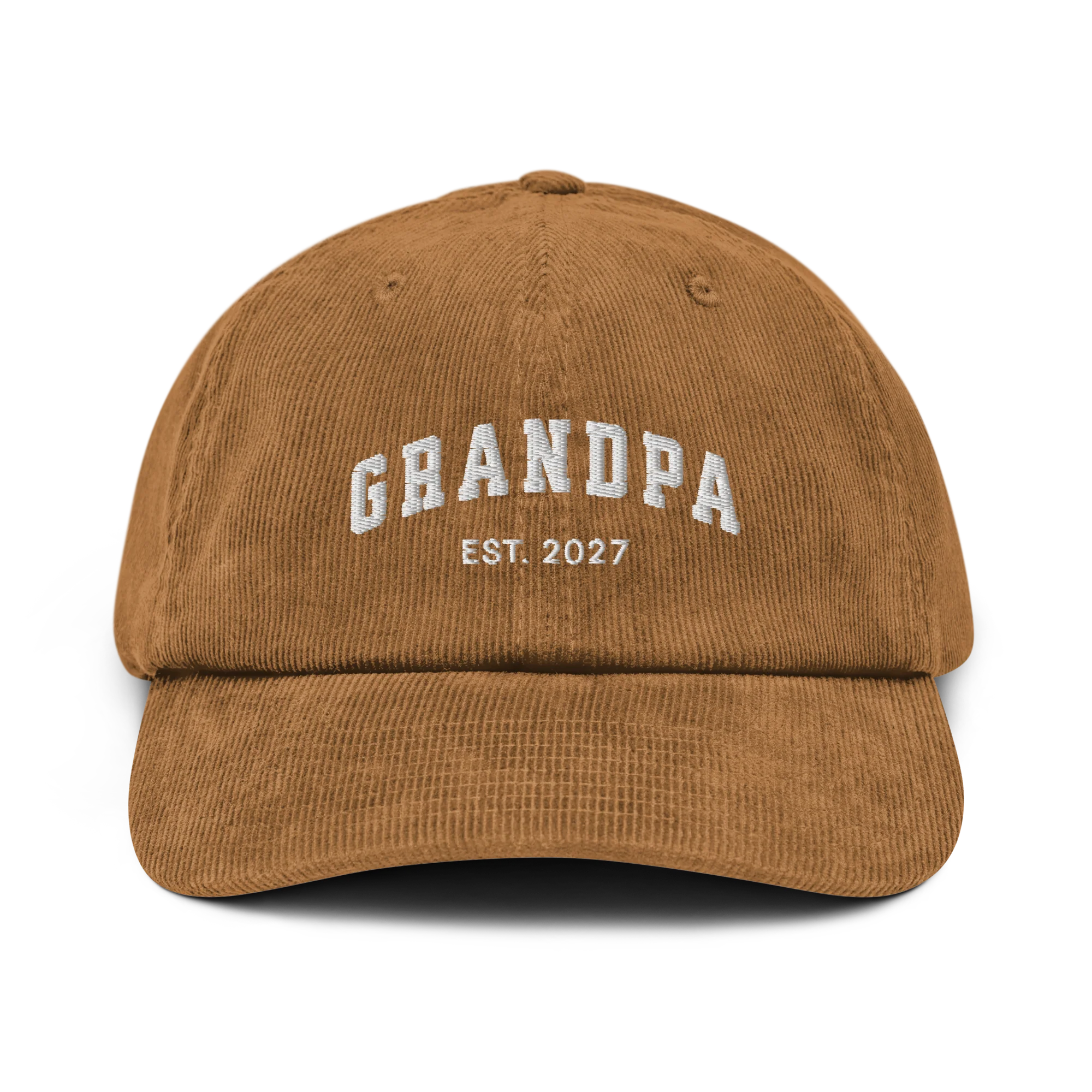 CUSTOM YEAR Grandpa Corduroy Cap - Image 4