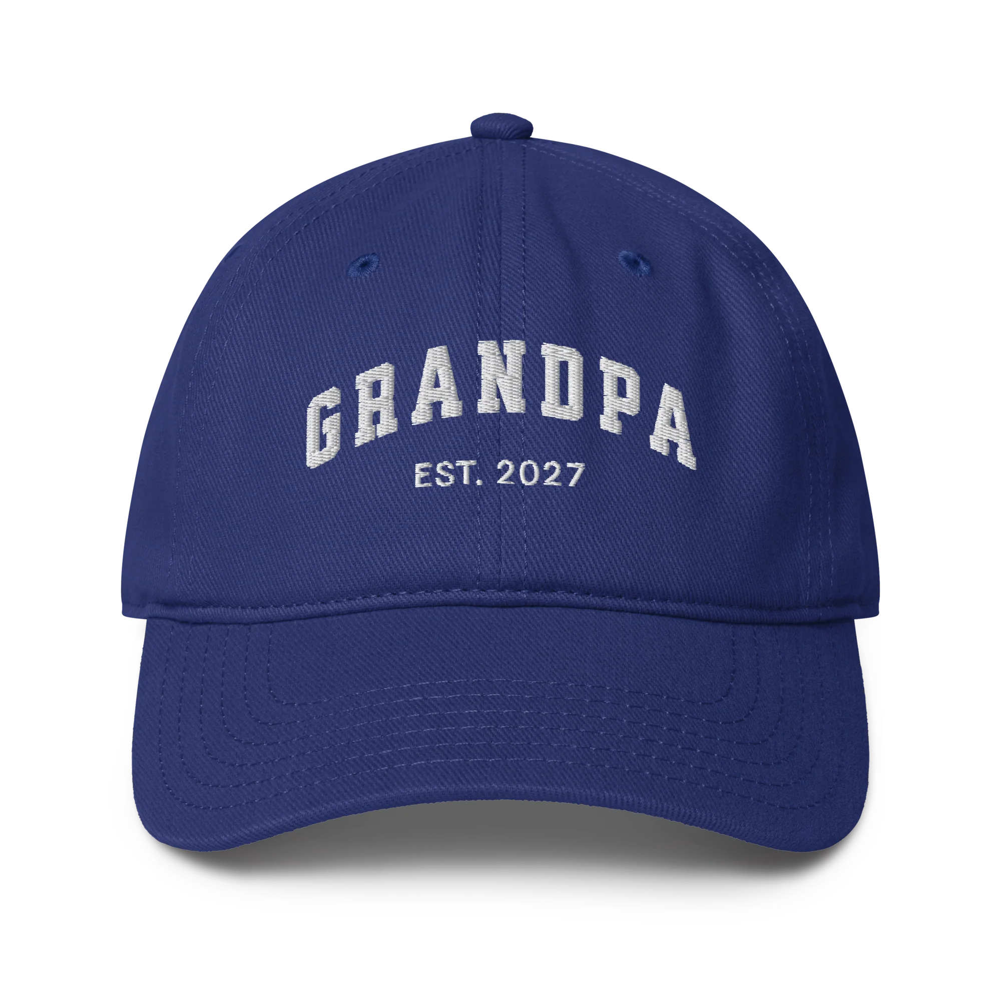 CUSTOM YEAR Grandpa Embroidered Baseball Cap - Image 6