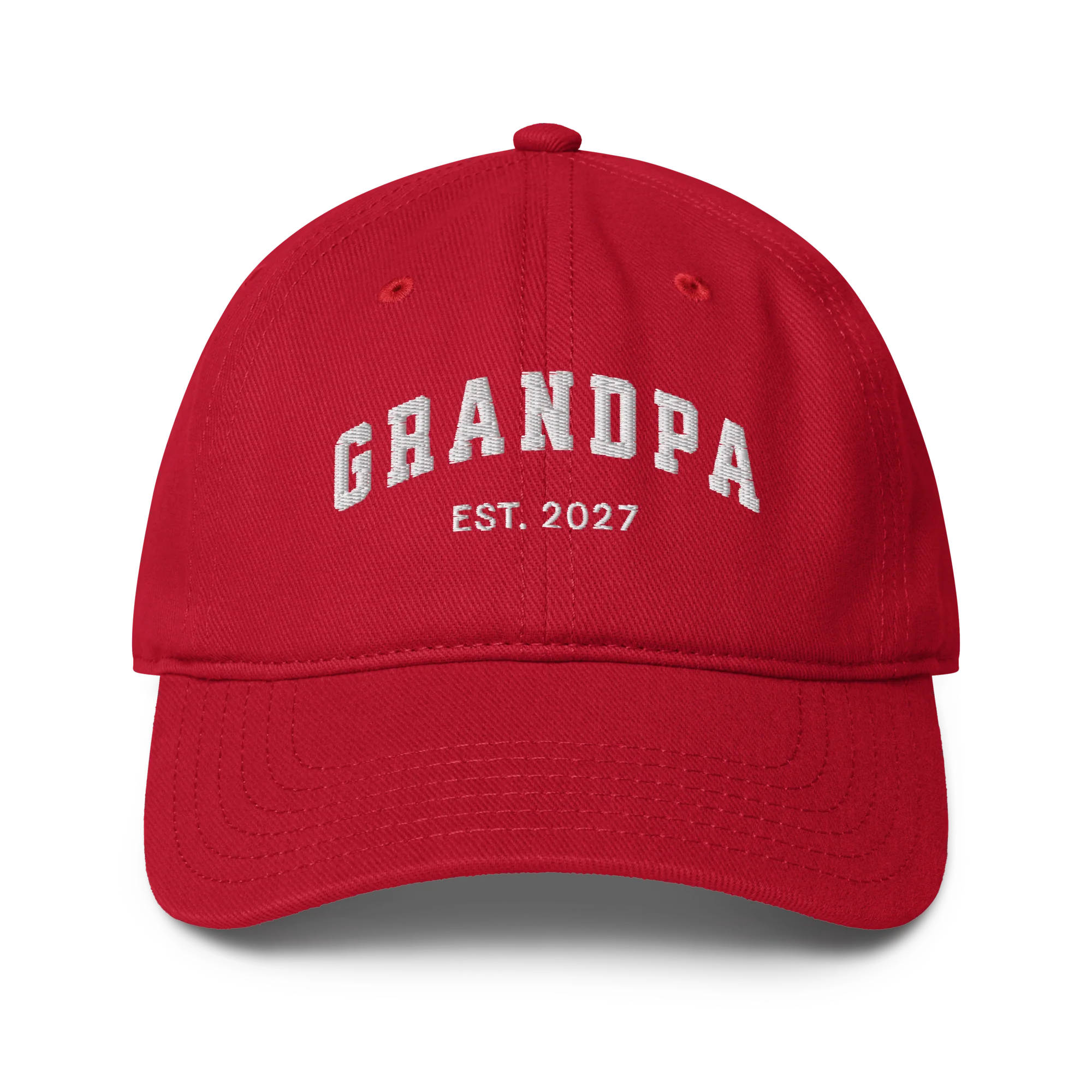 CUSTOM YEAR Grandpa Embroidered Baseball Cap - Image 7