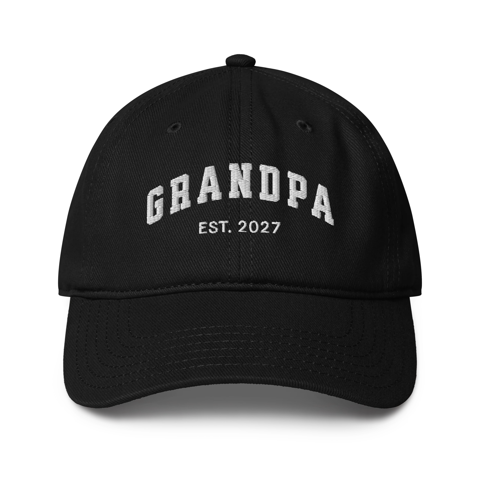 CUSTOM YEAR Grandpa Embroidered Baseball Cap - Image 8