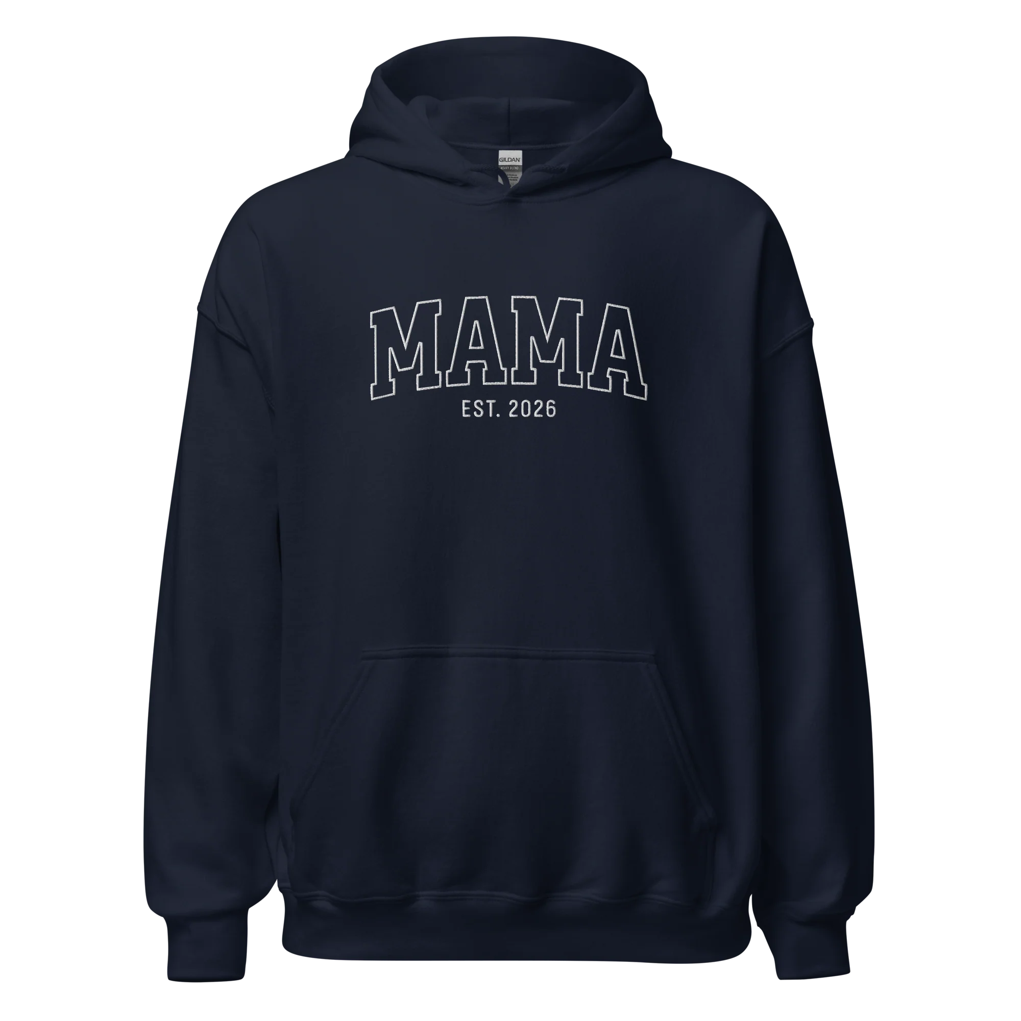 CUSTOM YEAR Mama Varsity Embroidered Hoodie - Image 9