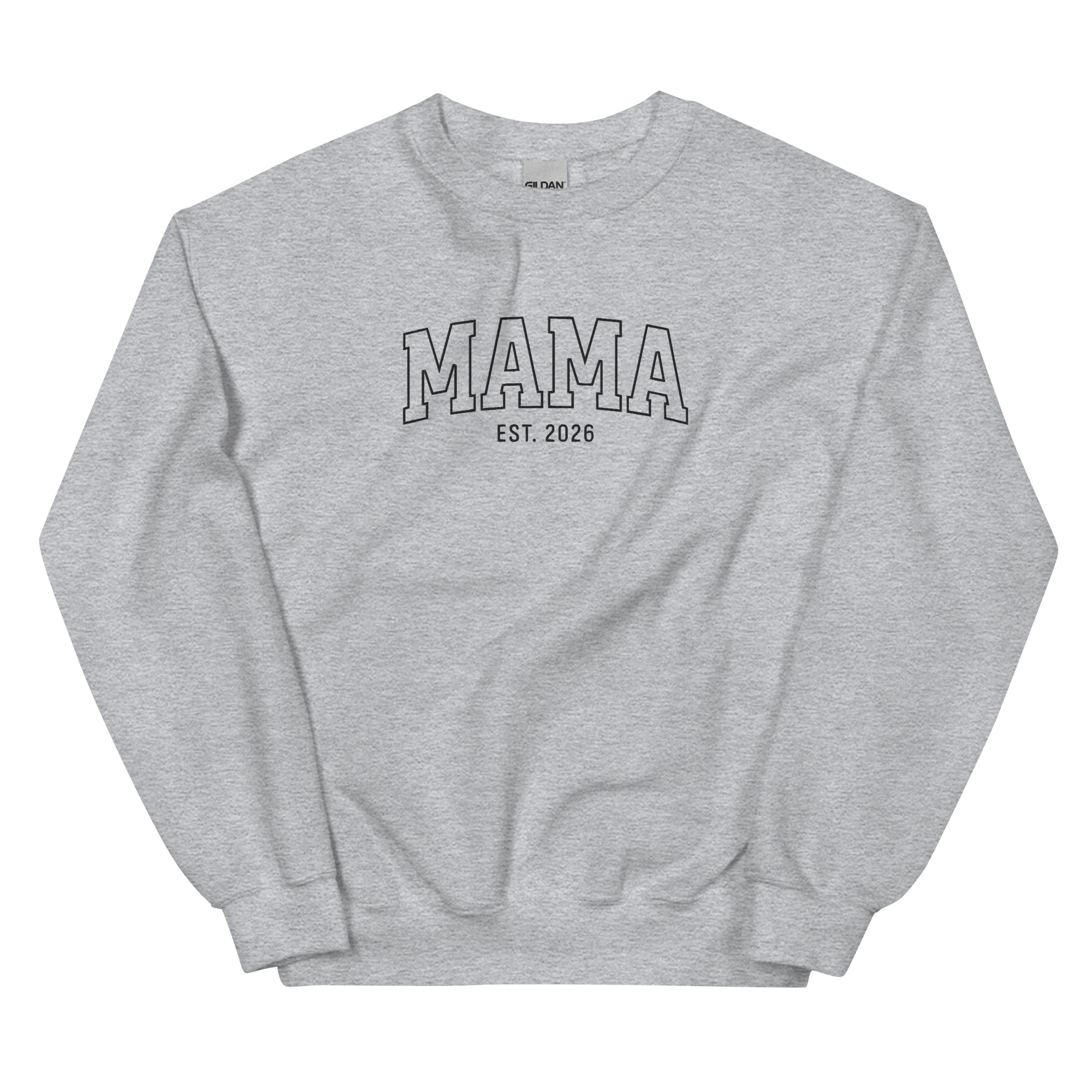 CUSTOM YEAR Mama Varsity Embroidered Sweatshirt - Image 4