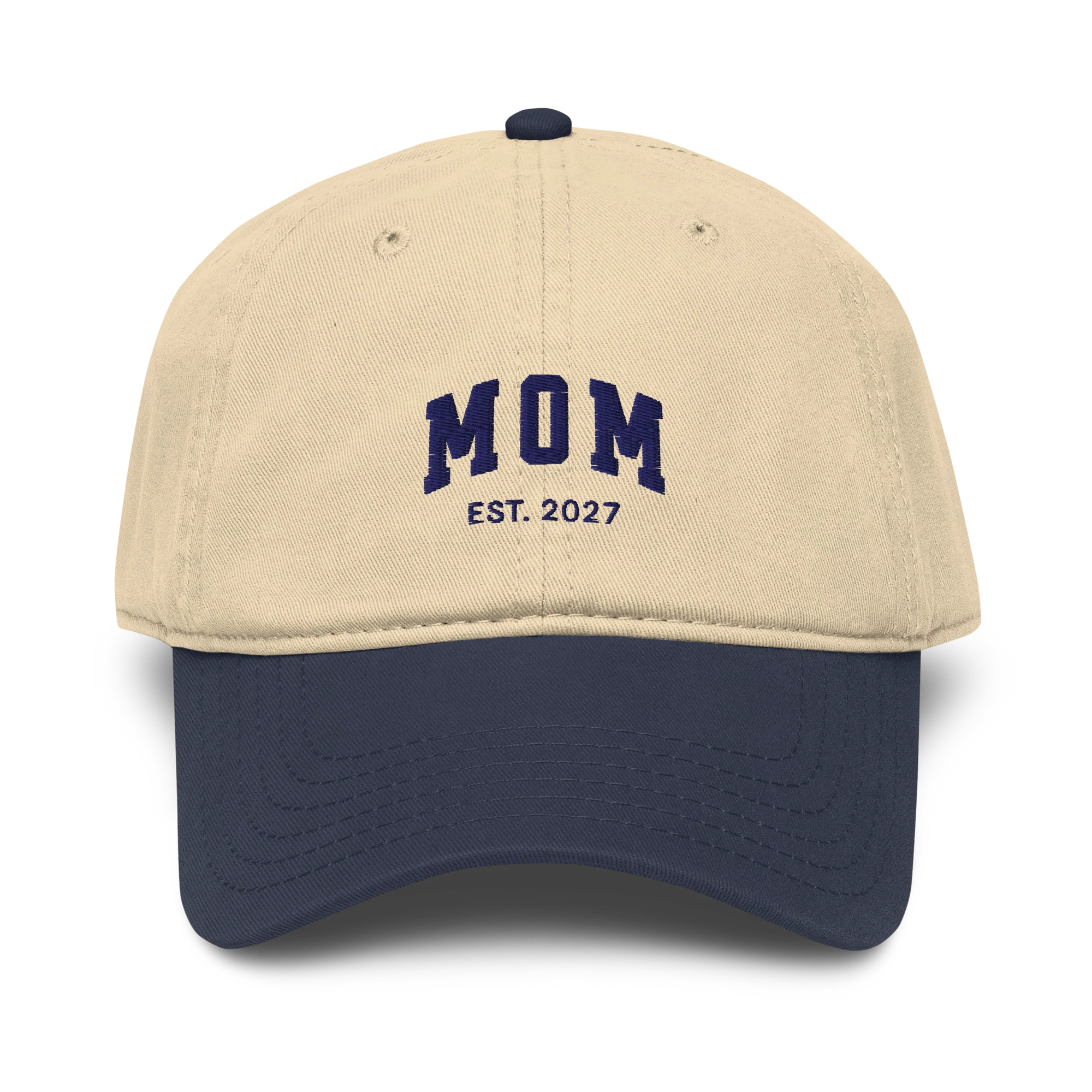 CUSTOM YEAR Mom to Be Embroidered Vintage Wash Baseball Cap - Image 5