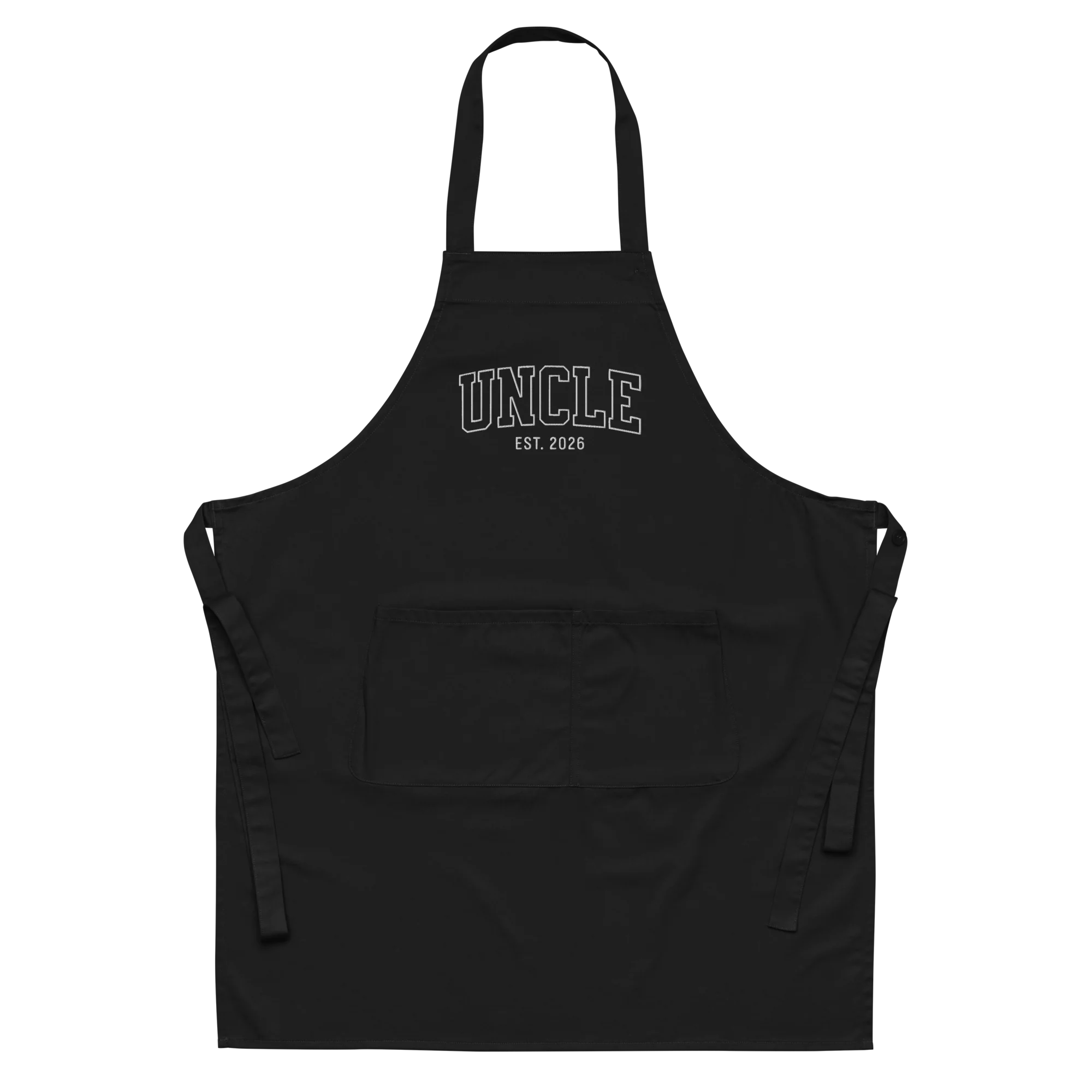 CUSTOM YEAR Uncle Embroidered Organic Cotton Apron - Image 7
