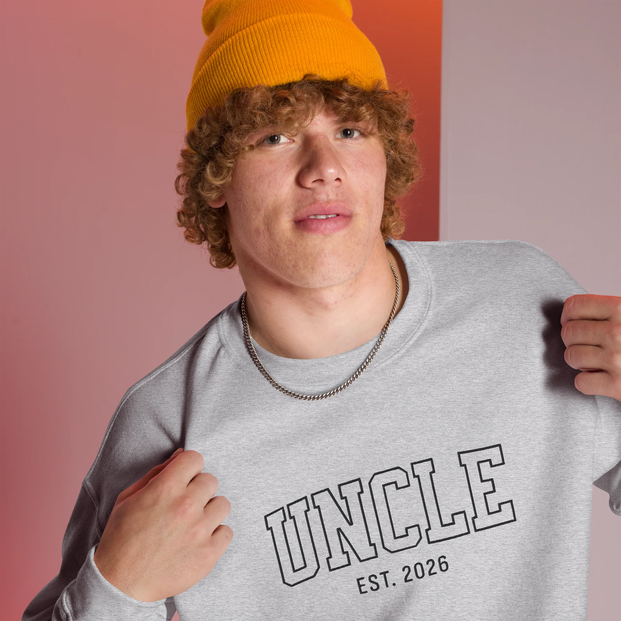 CUSTOM YEAR Uncle Varsity Embroidered Sweatshirt - Image 10