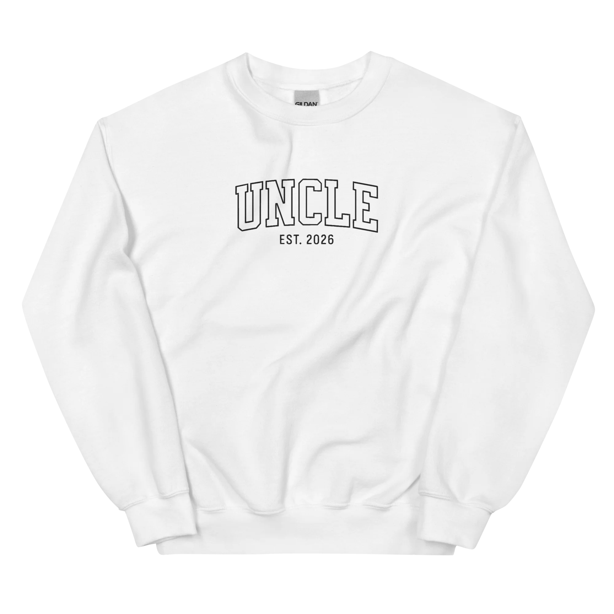 CUSTOM YEAR Uncle Varsity Embroidered Sweatshirt - Image 4