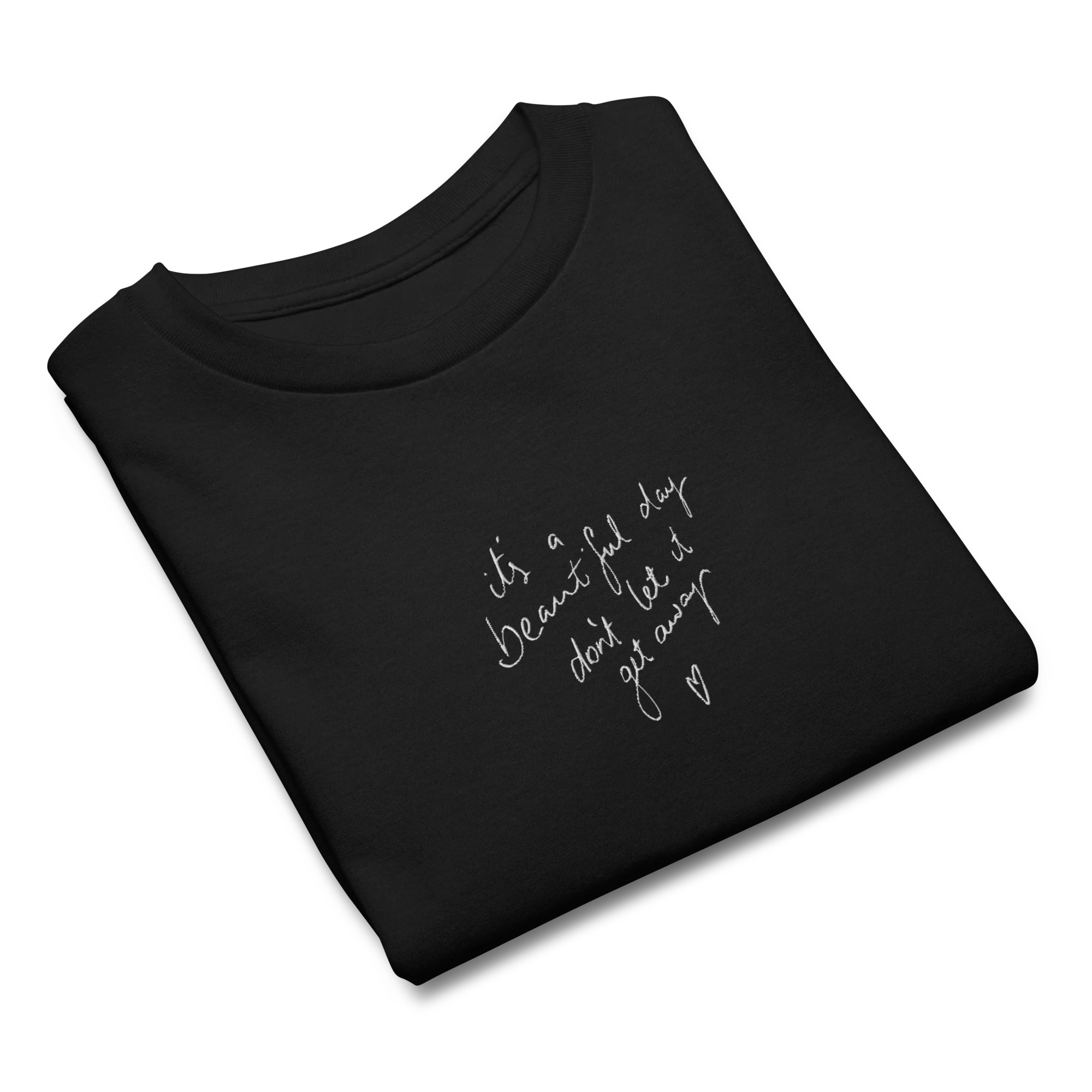 CUSTOM Your Handwriting Note Embroidered Baby Tee - Image 3