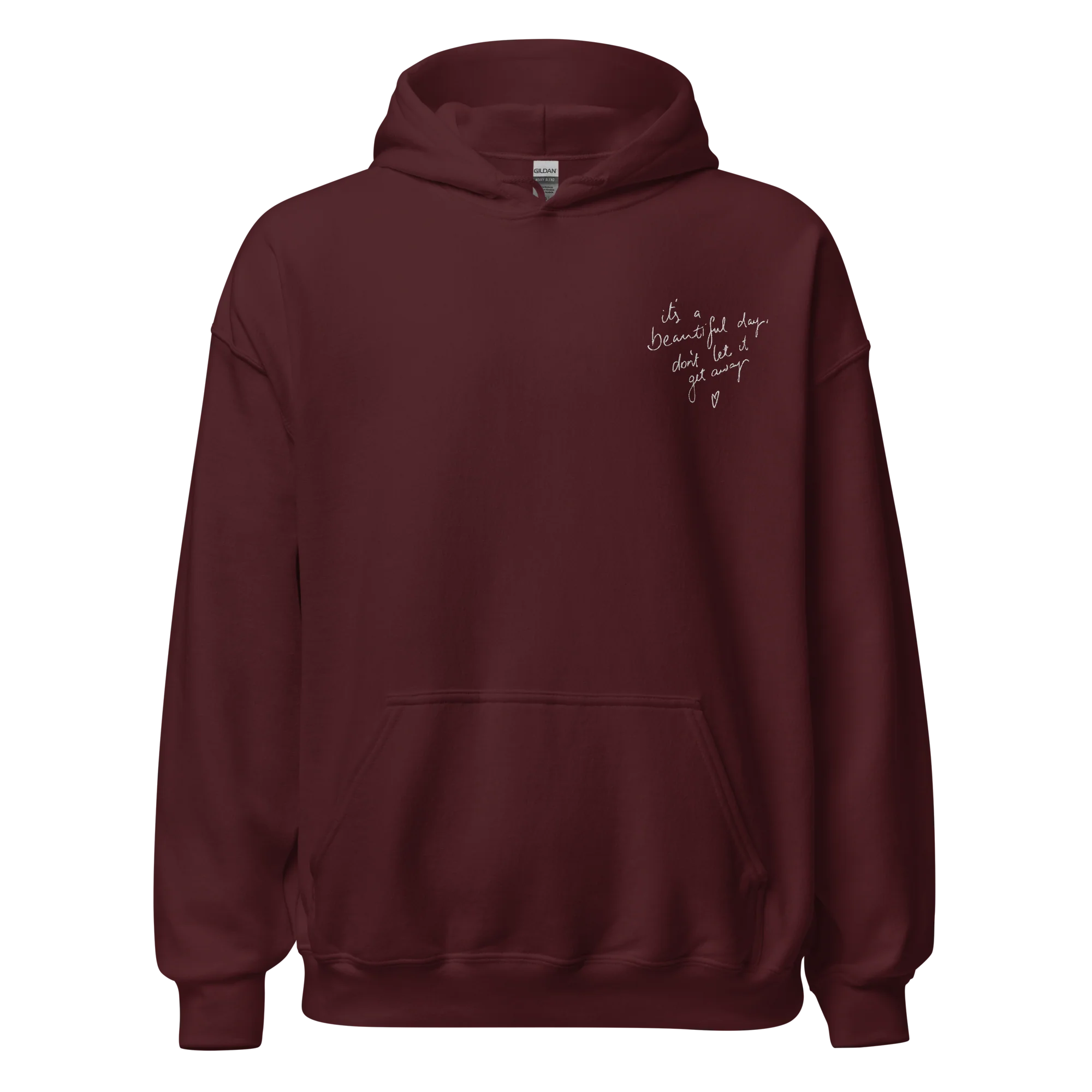 CUSTOM Your Handwriting Note Embroidered Hoodie - Image 8