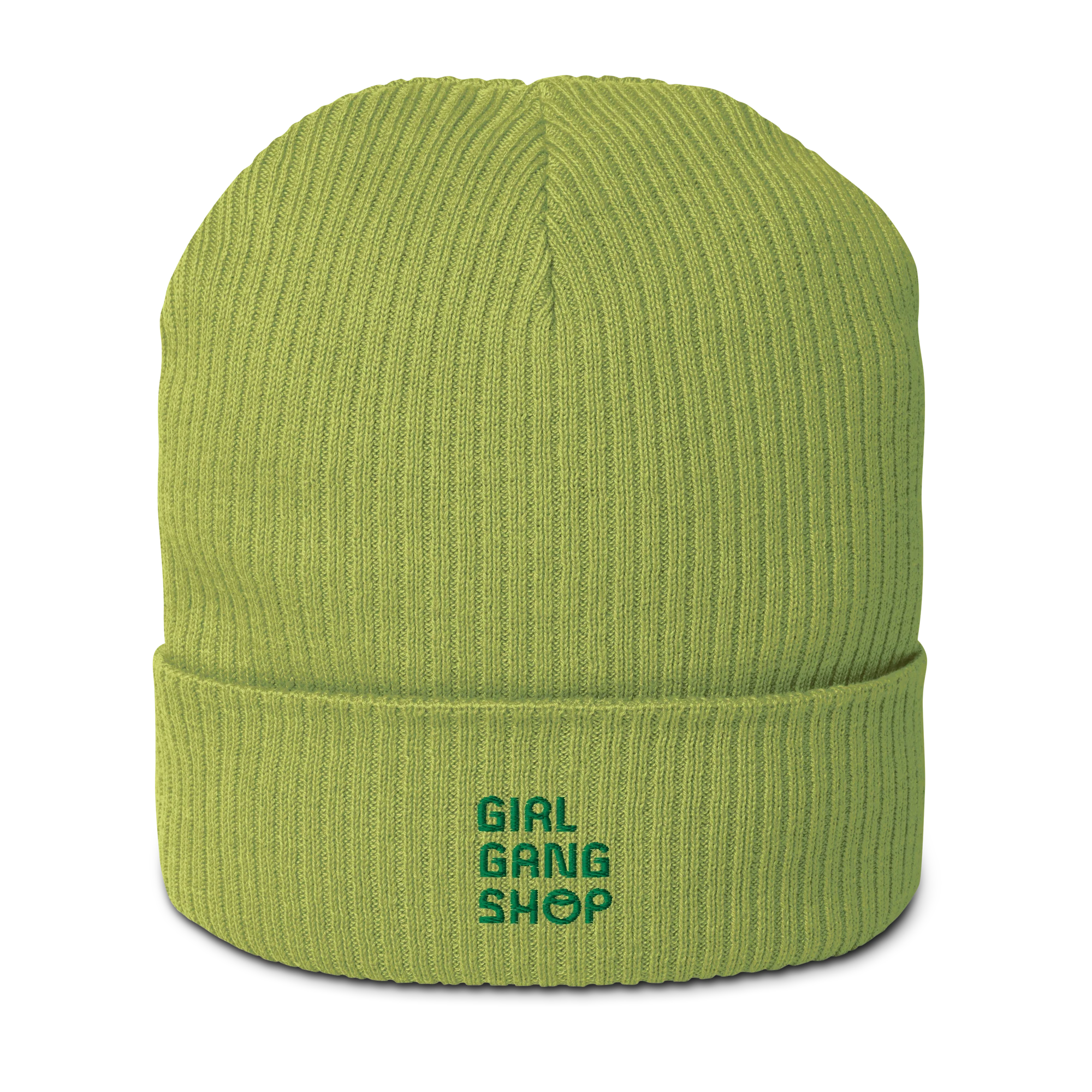 CUSTOM YOUR LOGO Embroidered Organic Ribbed Beanie - Image 10