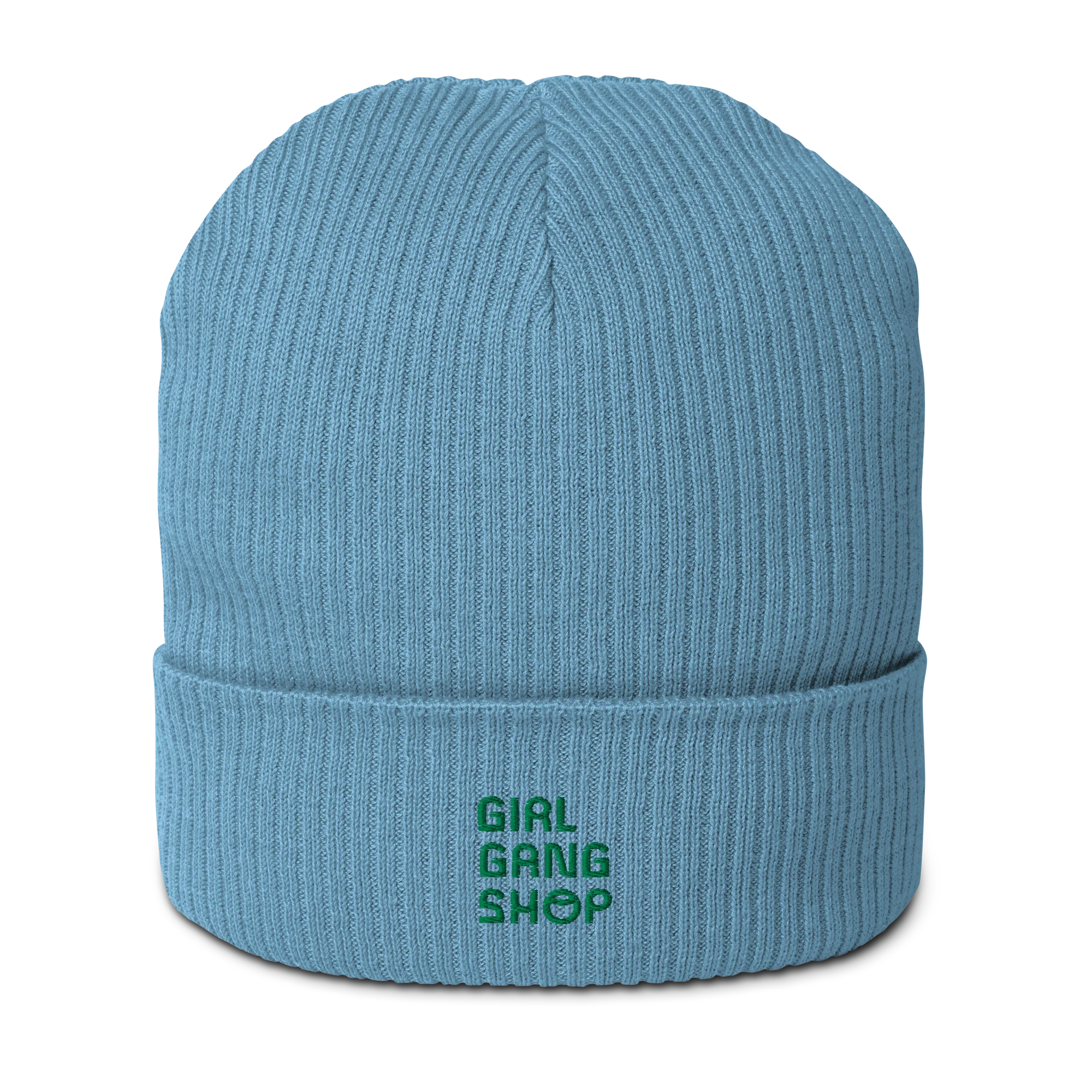 CUSTOM YOUR LOGO Embroidered Organic Ribbed Beanie - Image 11