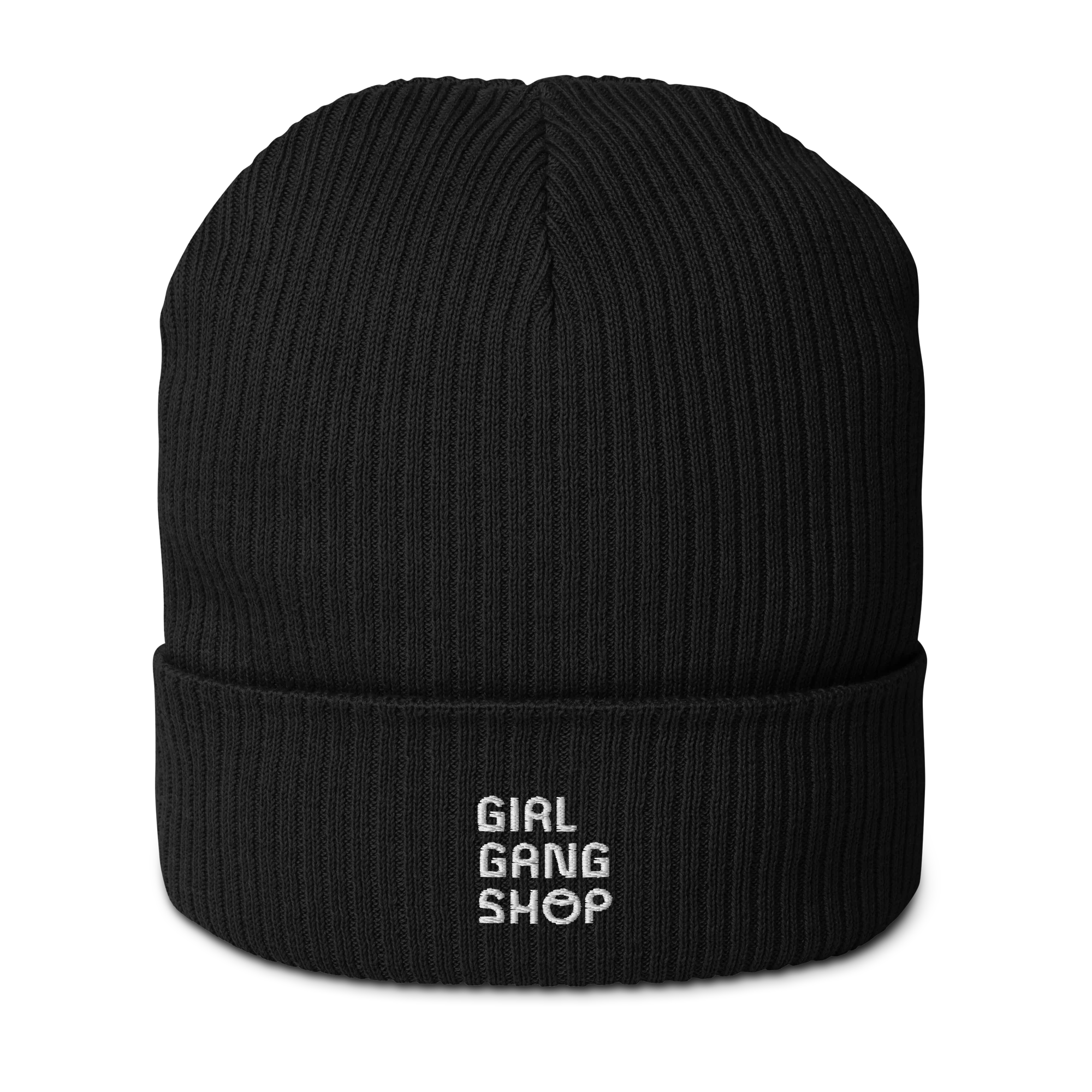 CUSTOM YOUR LOGO Embroidered Organic Ribbed Beanie - Image 8