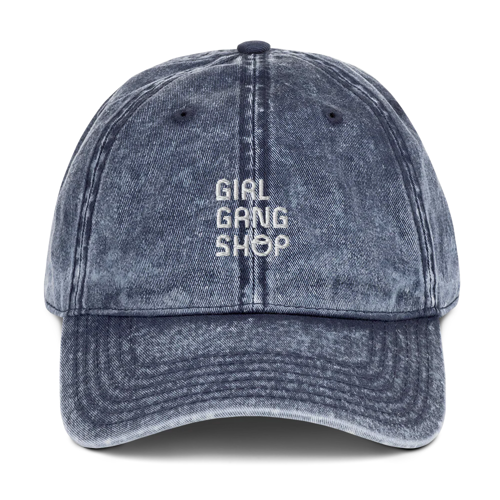 CUSTOM YOUR LOGO Embroidered Vintage Cap - Image 3