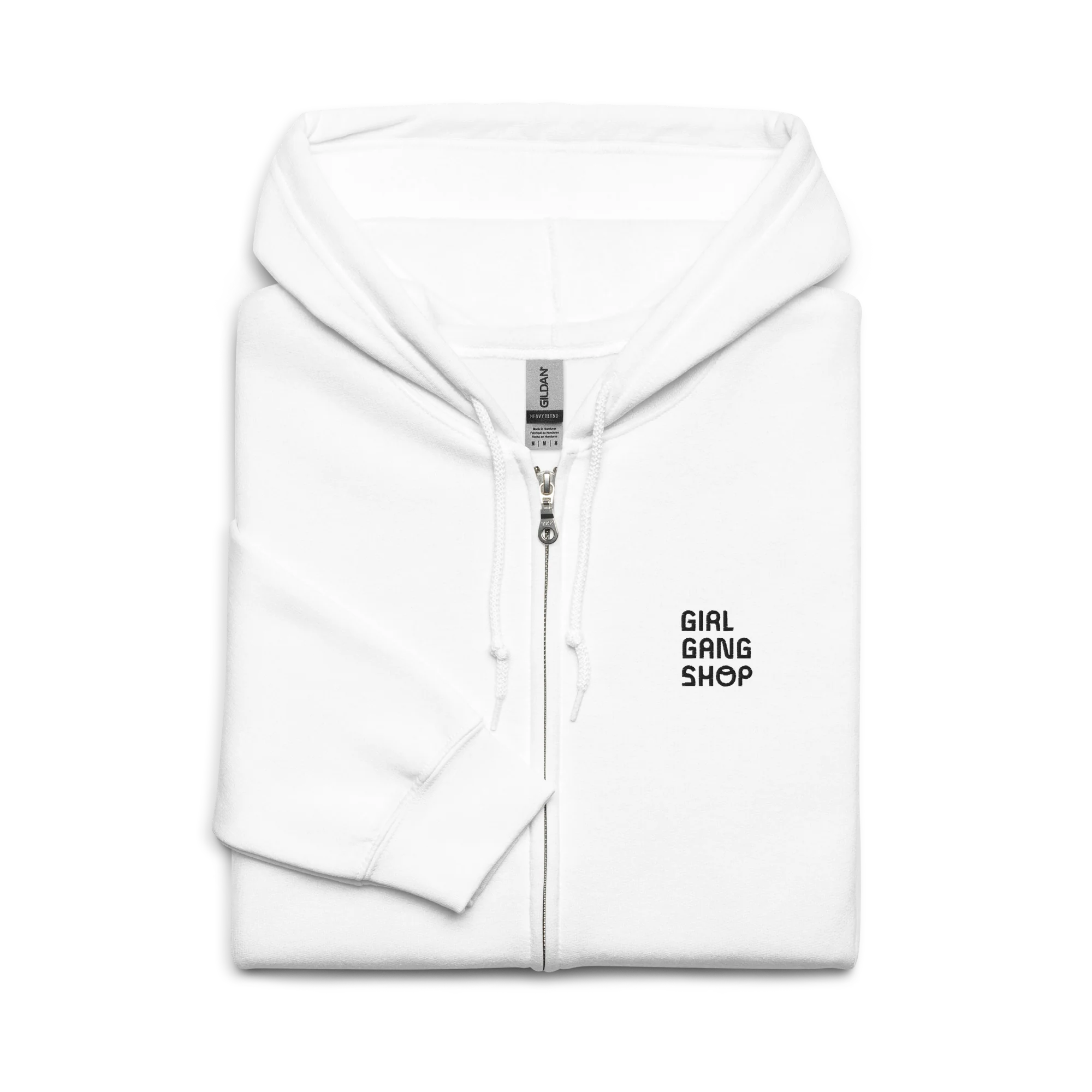 CUSTOM YOUR LOGO Embroidered Zip-Up Hoodie - Image 8