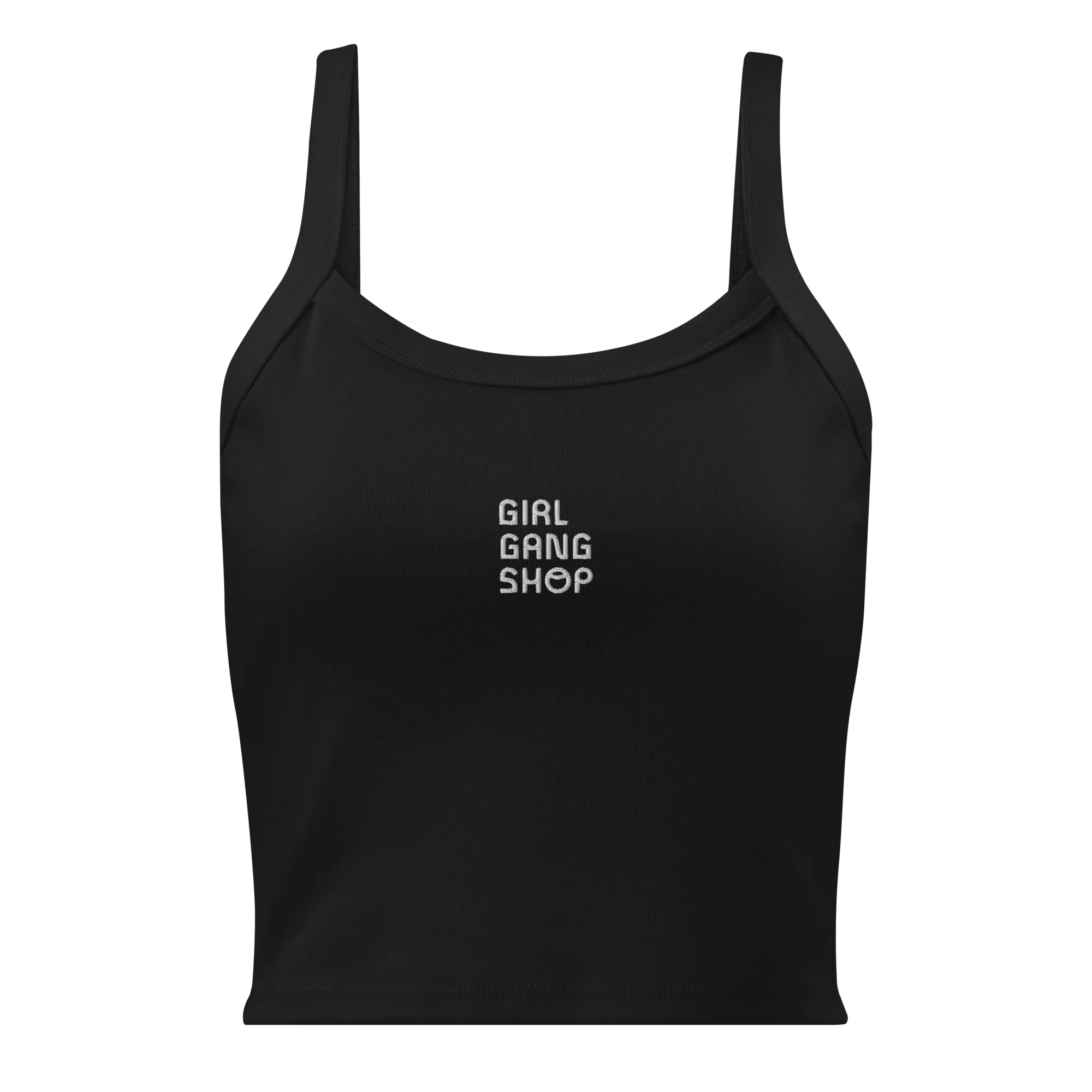 CUSTOM YOUR LOGO Rib Embroidered Tank Top - Image 3