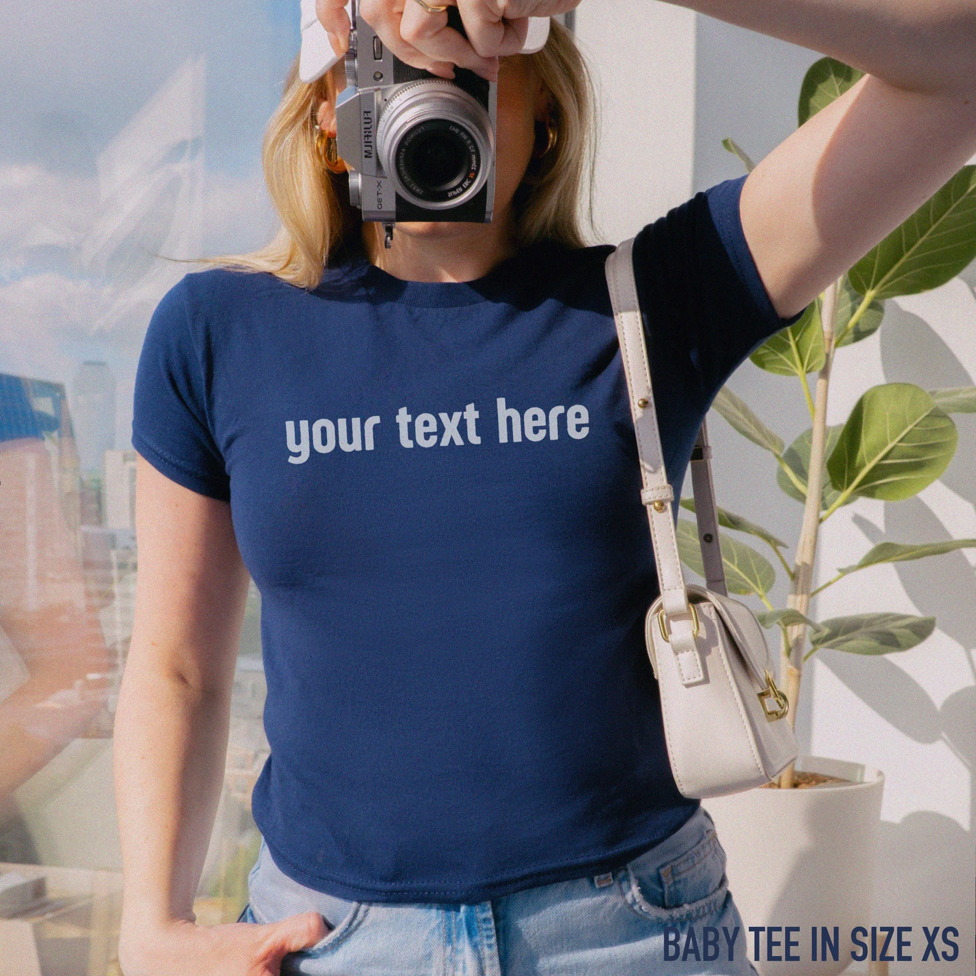 CUSTOM Your Text Baby Tee - Image 9