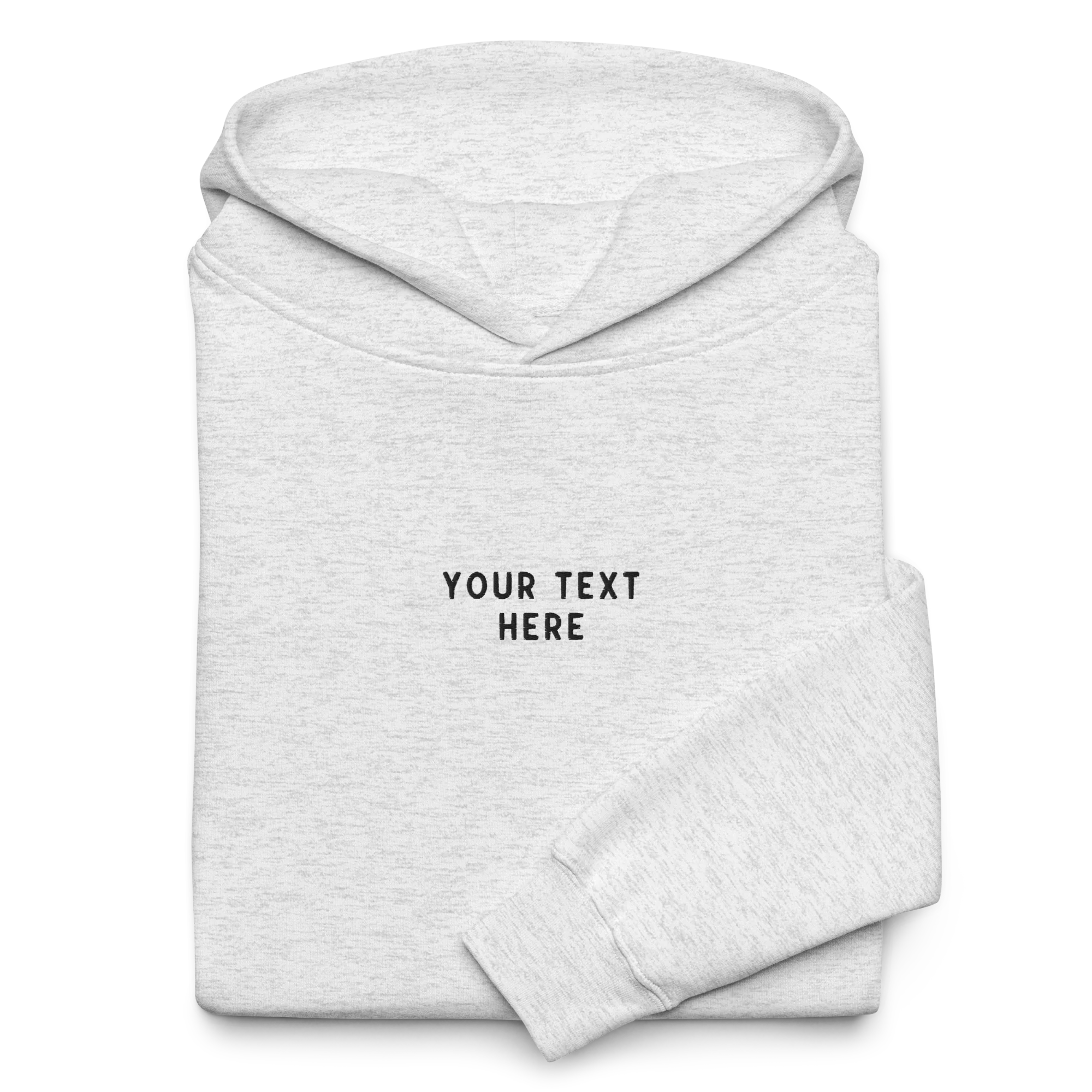CUSTOM Your Text Embroidered Premium Oversized Hoodie - Image 6