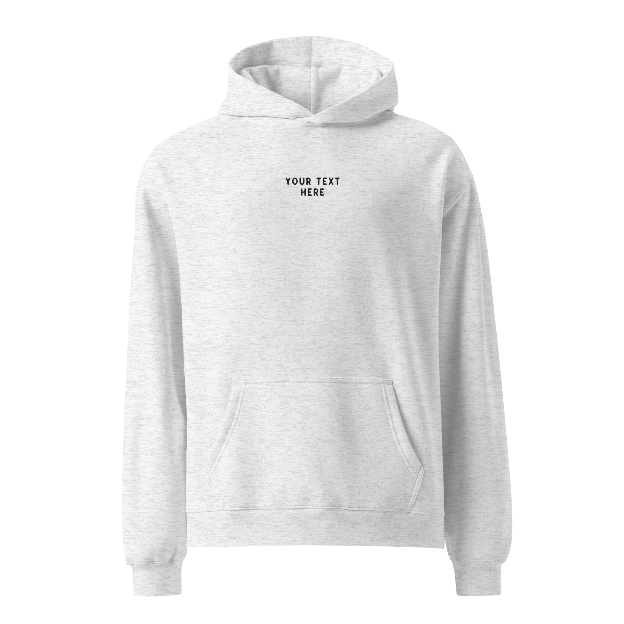 CUSTOM Your Text Embroidered Premium Oversized Hoodie - Image 7