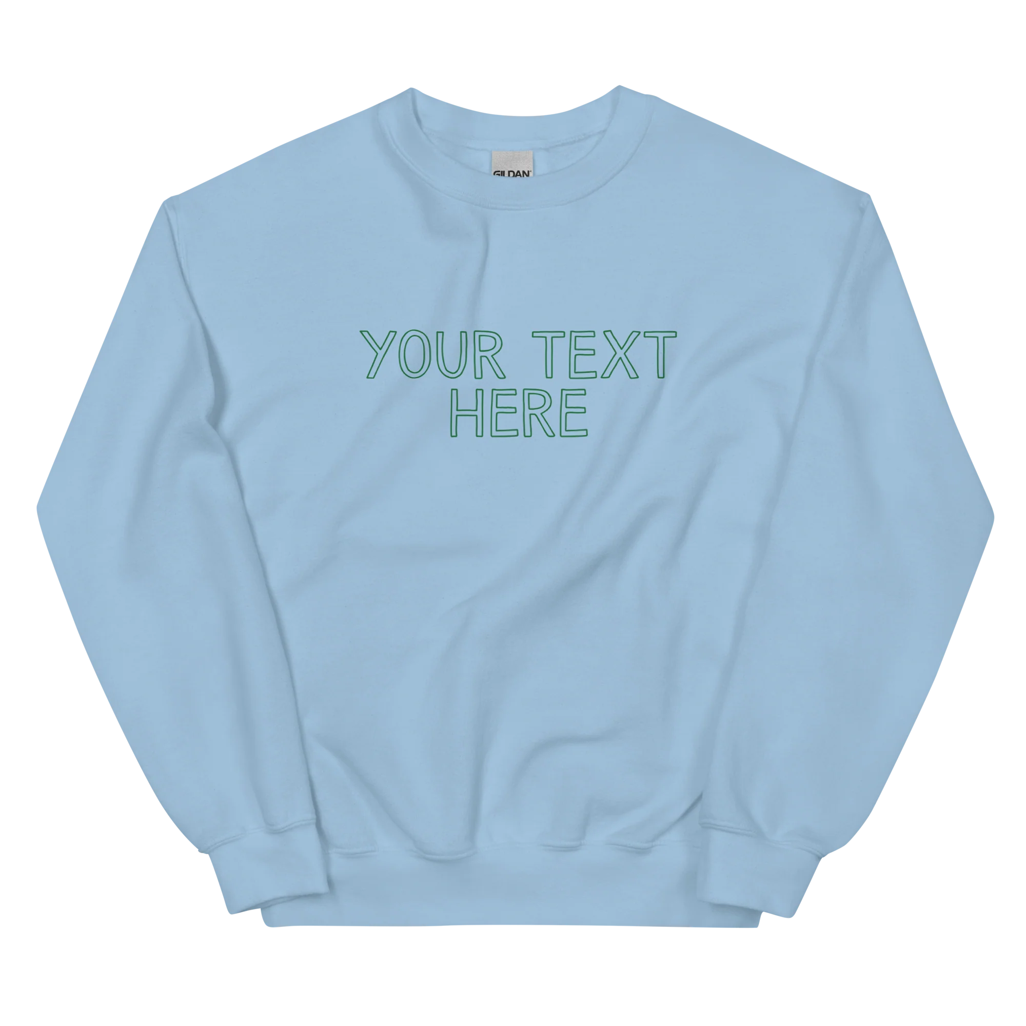 CUSTOM Your Text Outline Sweatshirt - Image 3