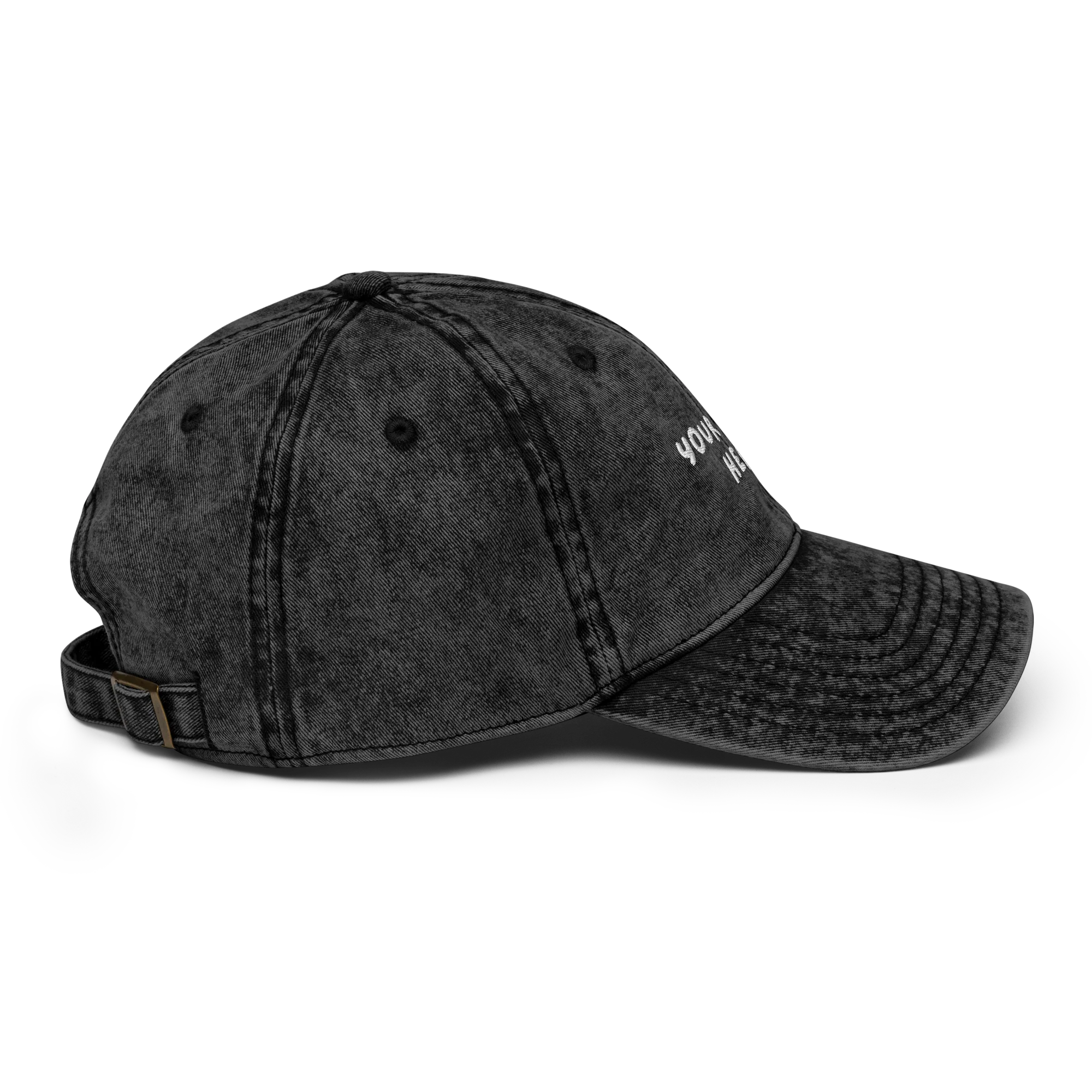 CUSTOM Your Text Playful Embroidered Vintage Cap - Image 12