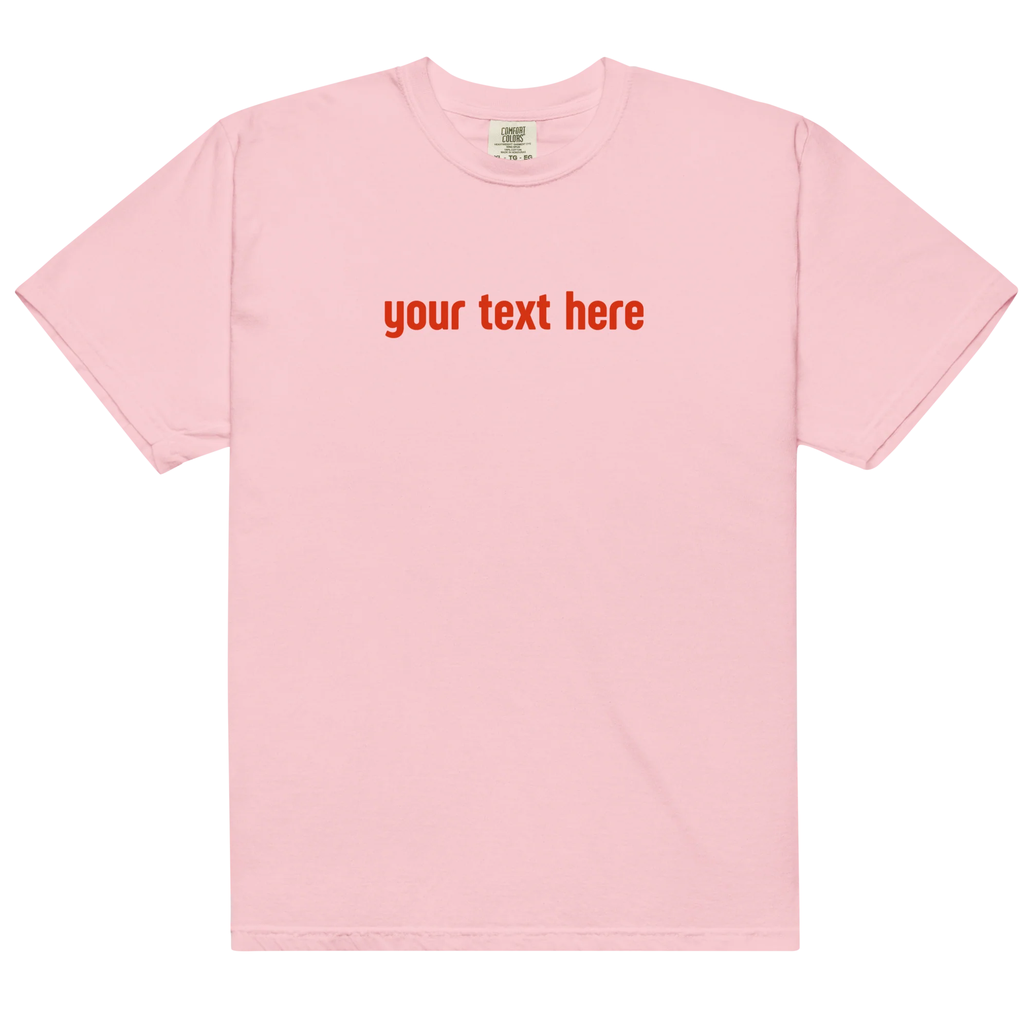 CUSTOM YOUR RED TEXT Classic T-Shirt - Image 14