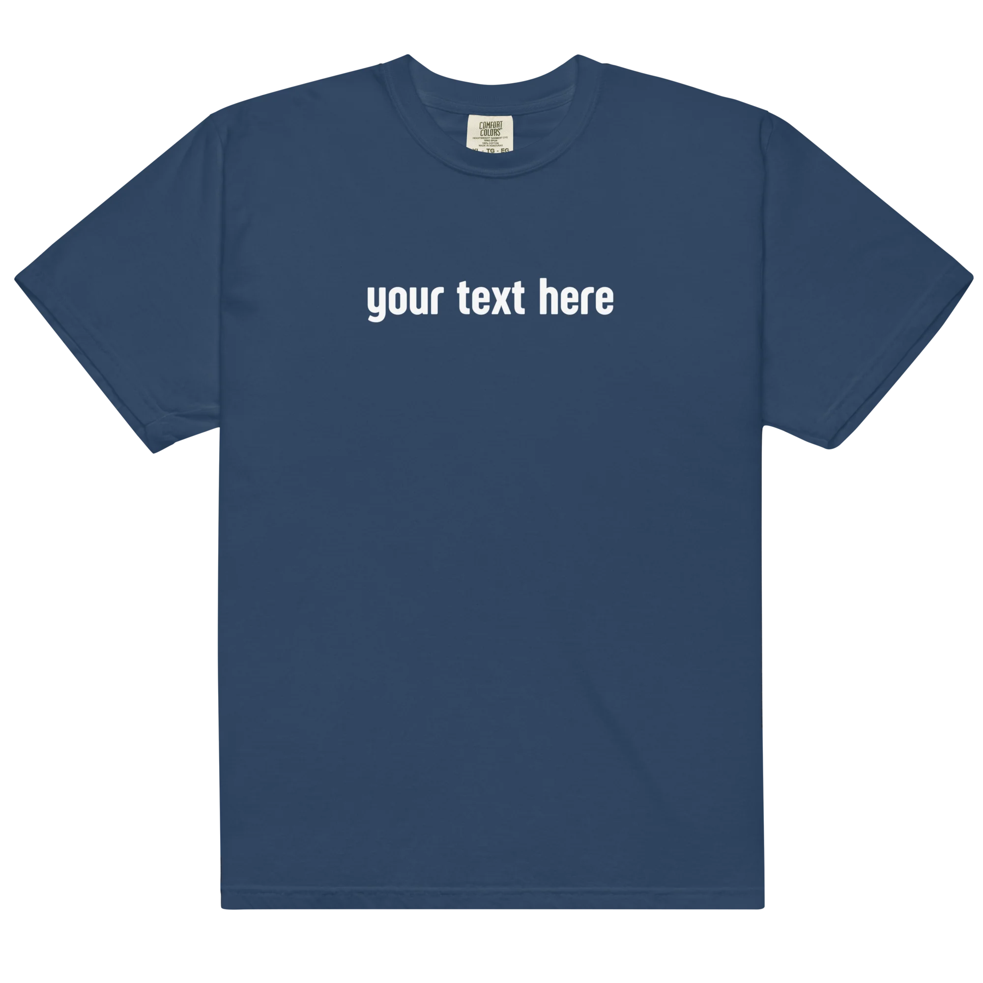 CUSTOM YOUR RED TEXT Classic T-Shirt - Image 5