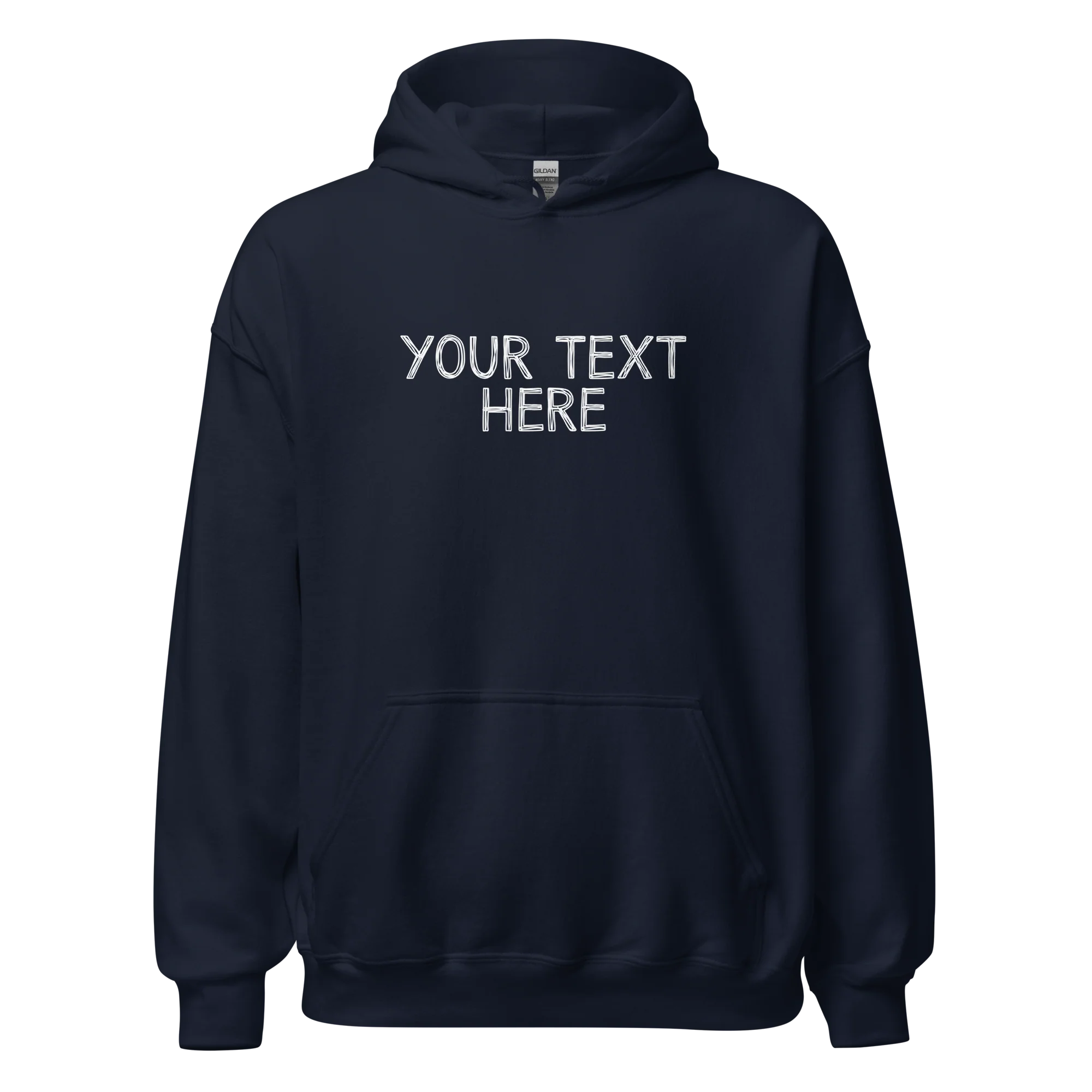 CUSTOM Your Text Scribbles Hoodie - Image 12