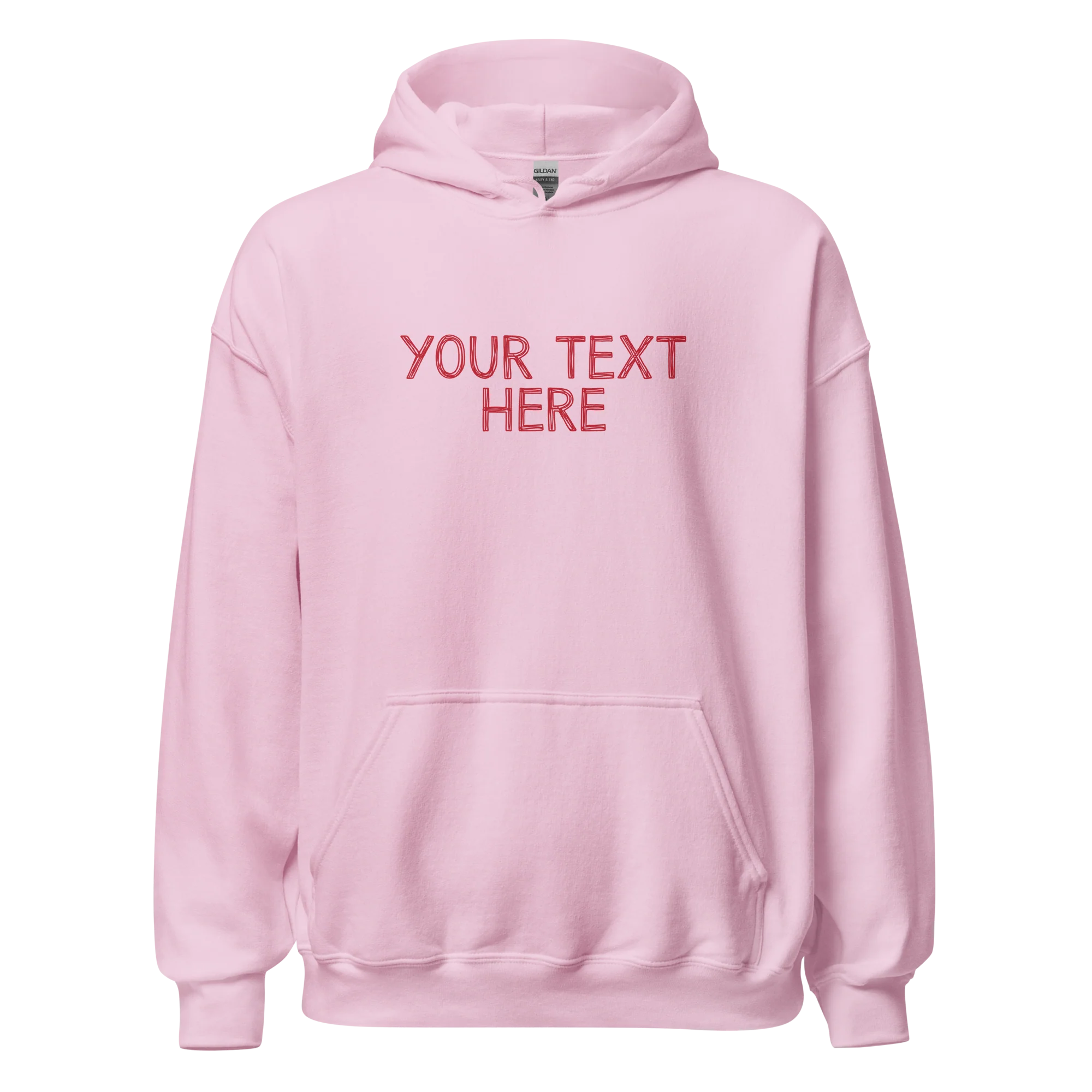 CUSTOM Your Text Scribbles Hoodie - Image 7