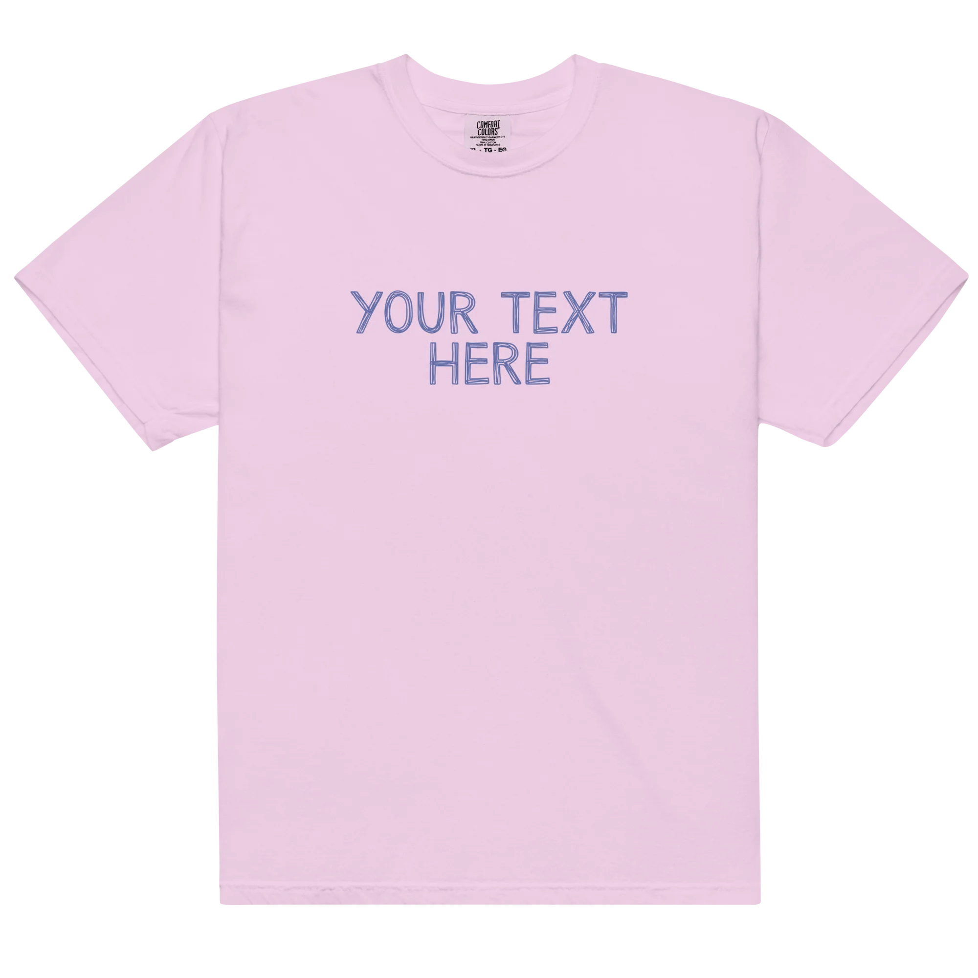 CUSTOM Your Text Scribbles Classic T-Shirt - Image 10