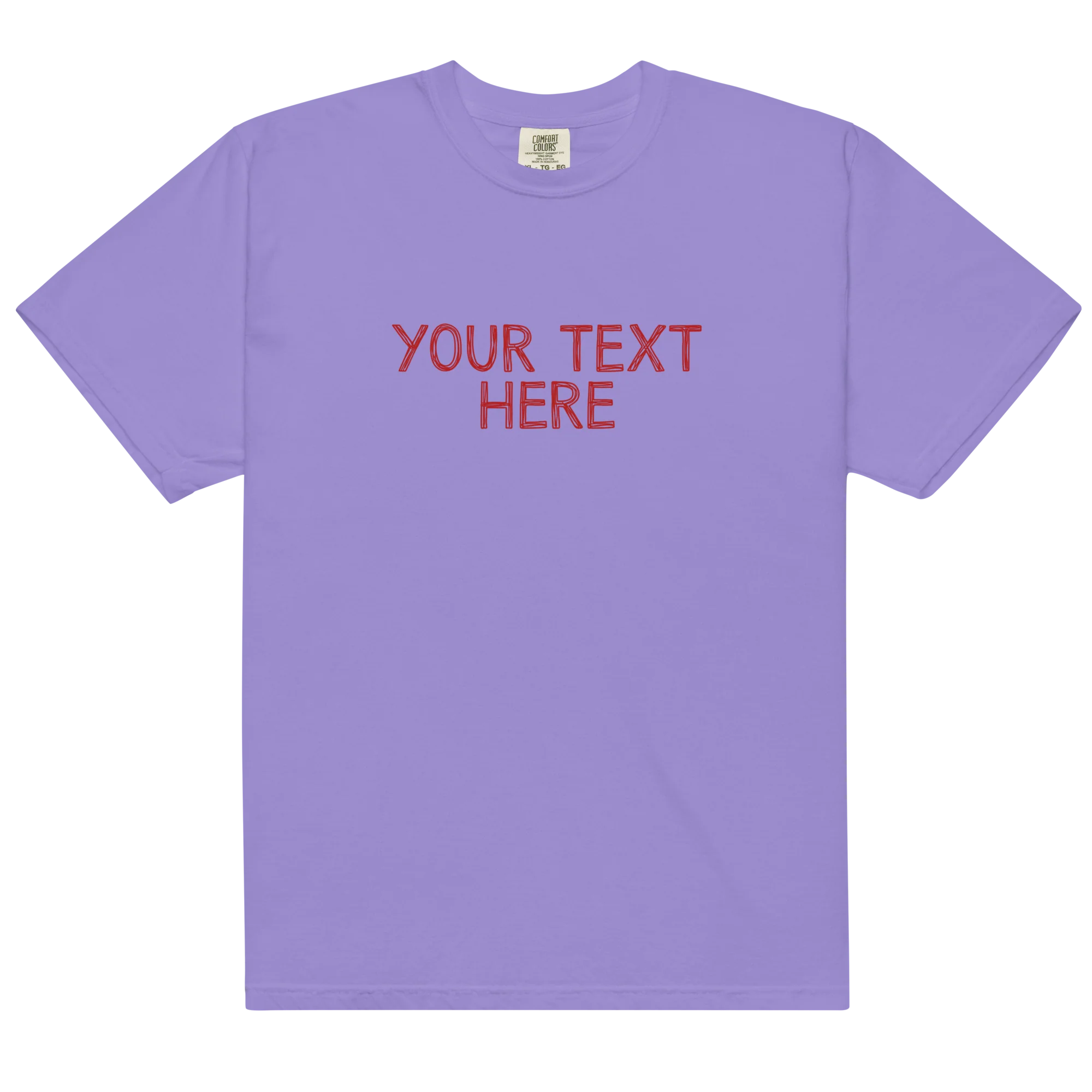 CUSTOM Your Text Scribbles Classic T-Shirt - Image 11