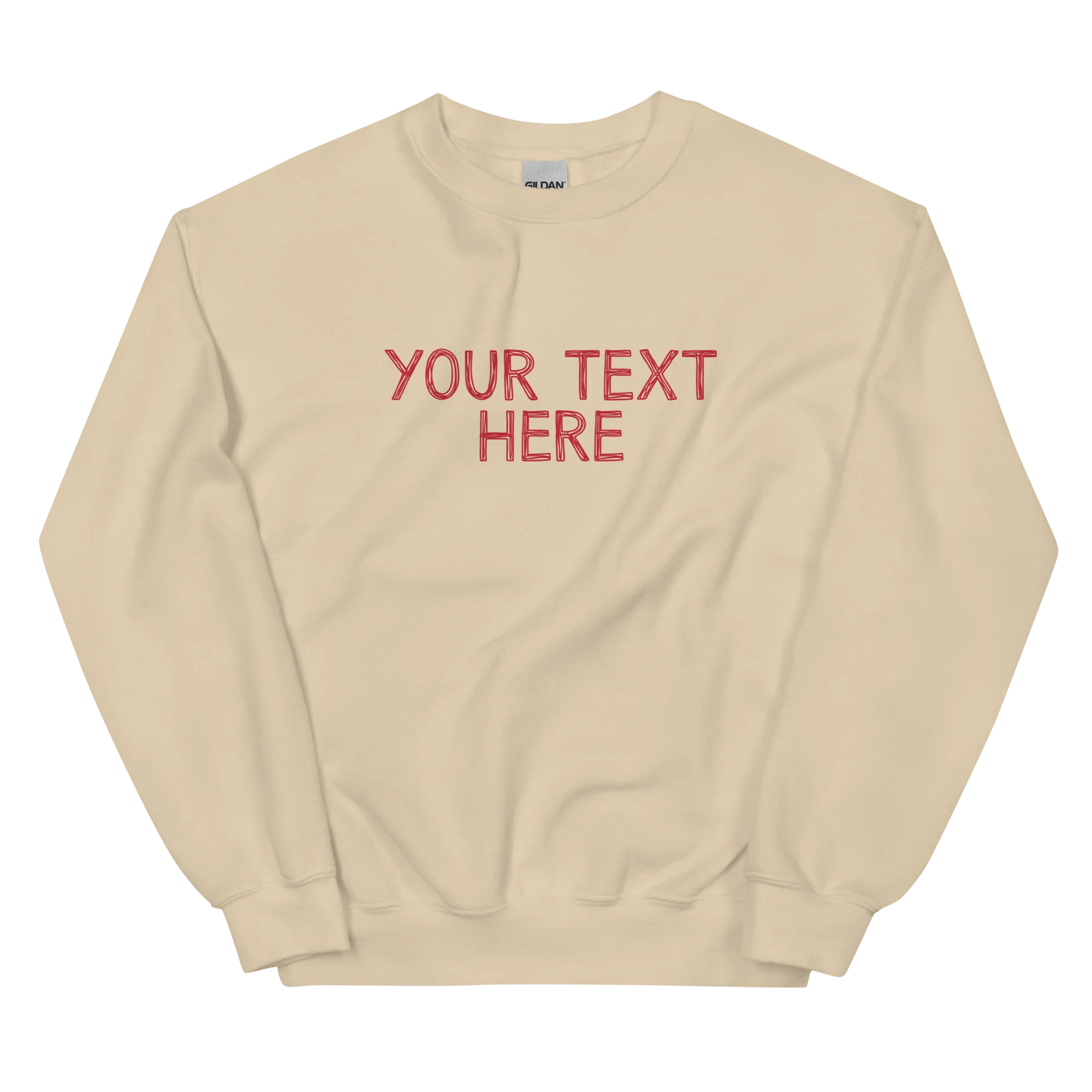 CUSTOM Your Text Scribbles Sweatshirt - Image 12