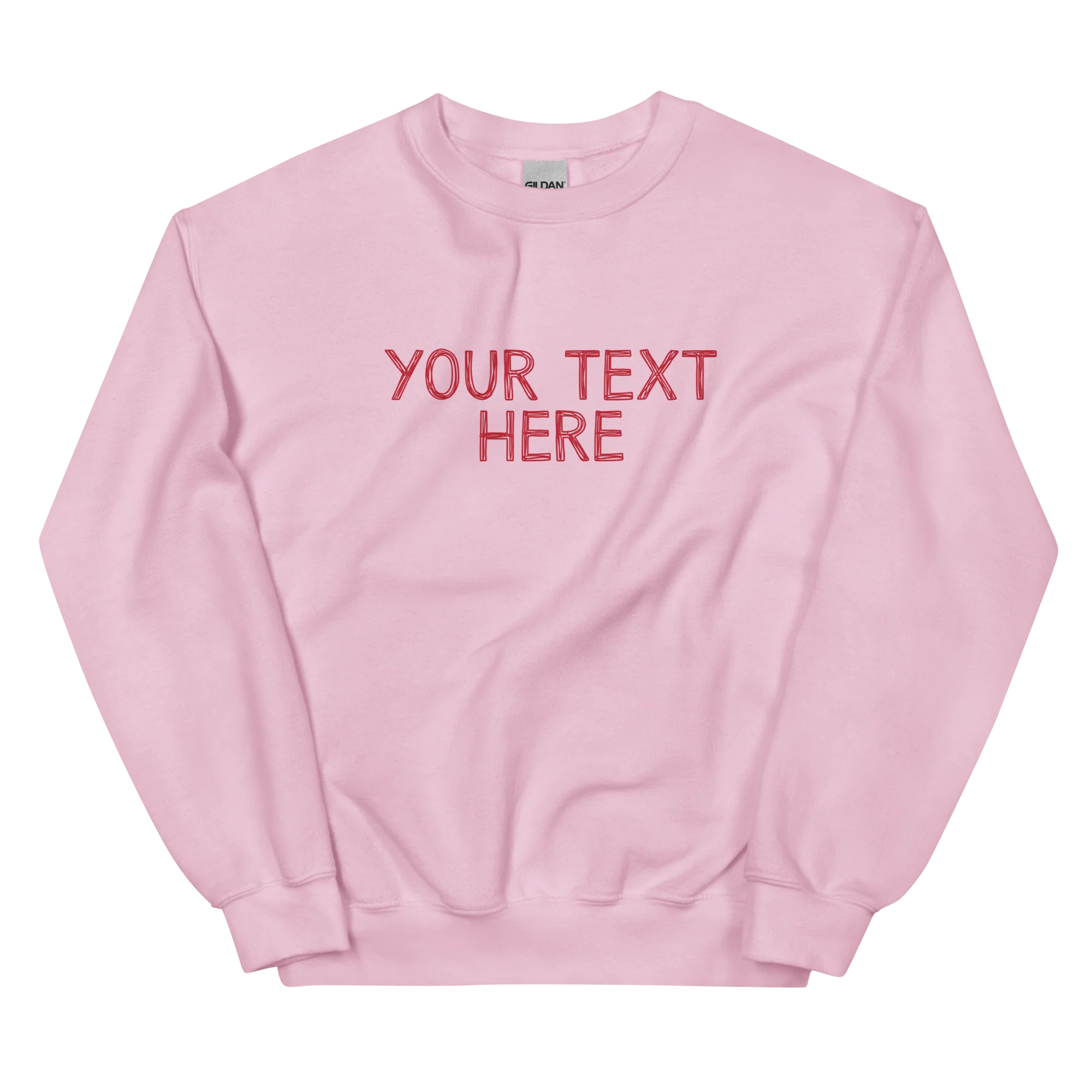 CUSTOM Your Text Scribbles Sweatshirt - Image 4