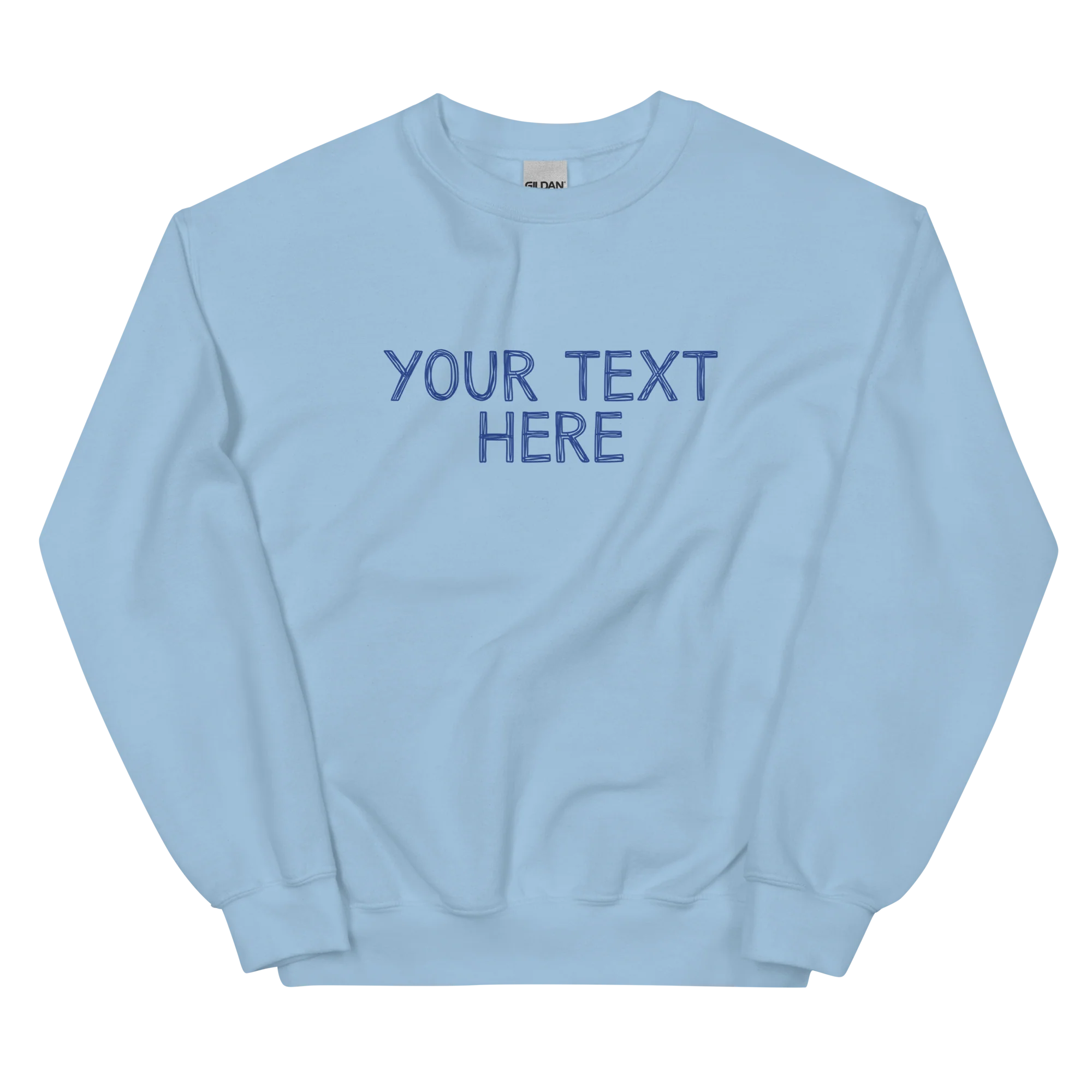 CUSTOM Your Text Scribbles Sweatshirt - Image 8