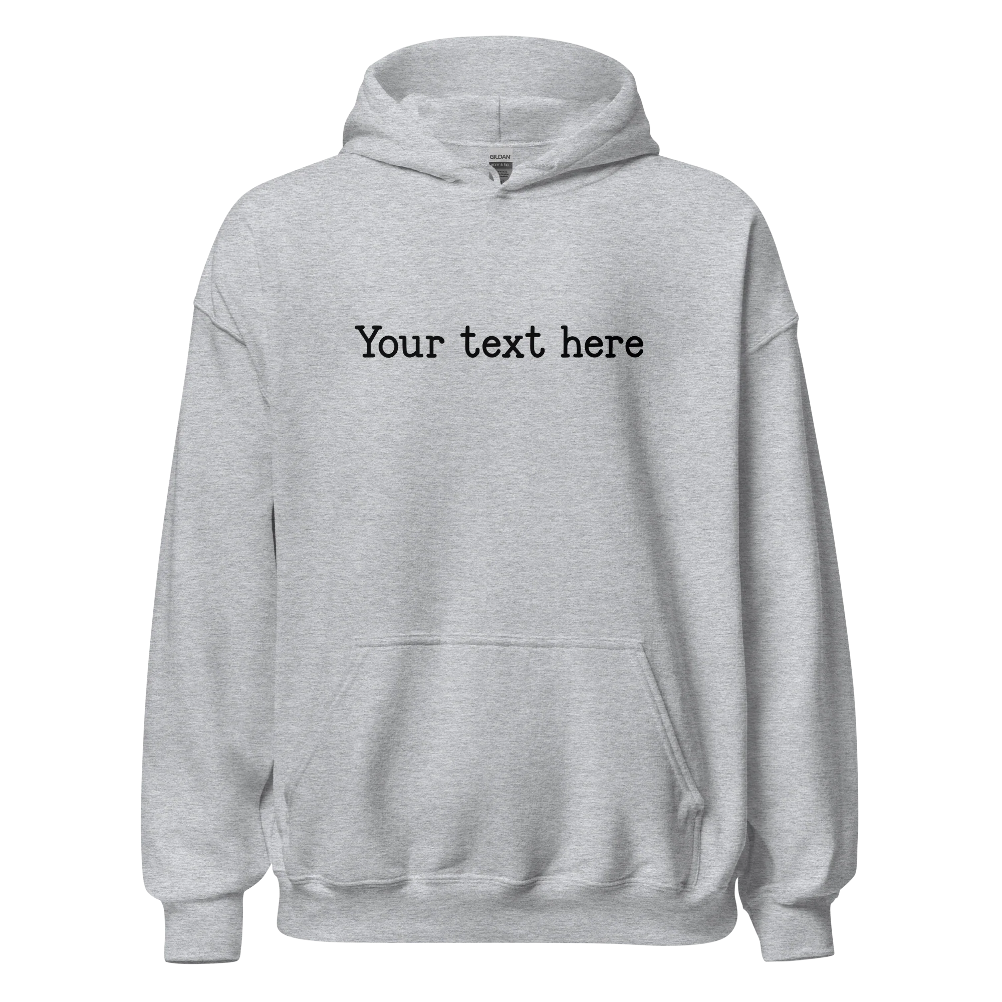 CUSTOM Your Text Typewriter Hoodie - Image 10