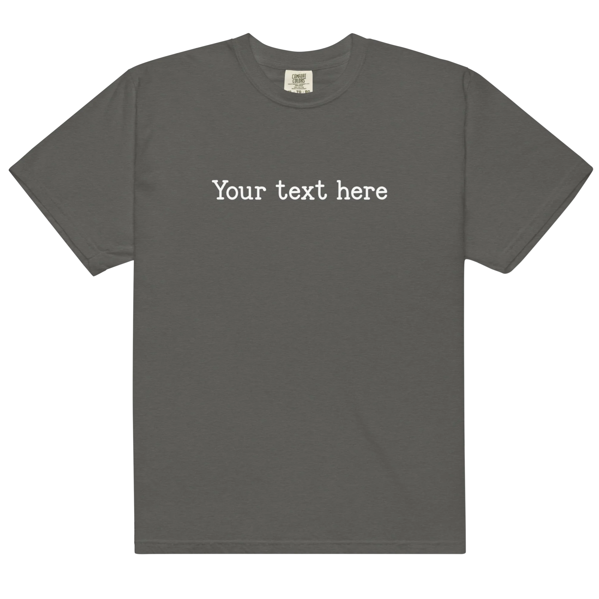 CUSTOM Your Text Typewriter Classic T-Shirt - Image 3