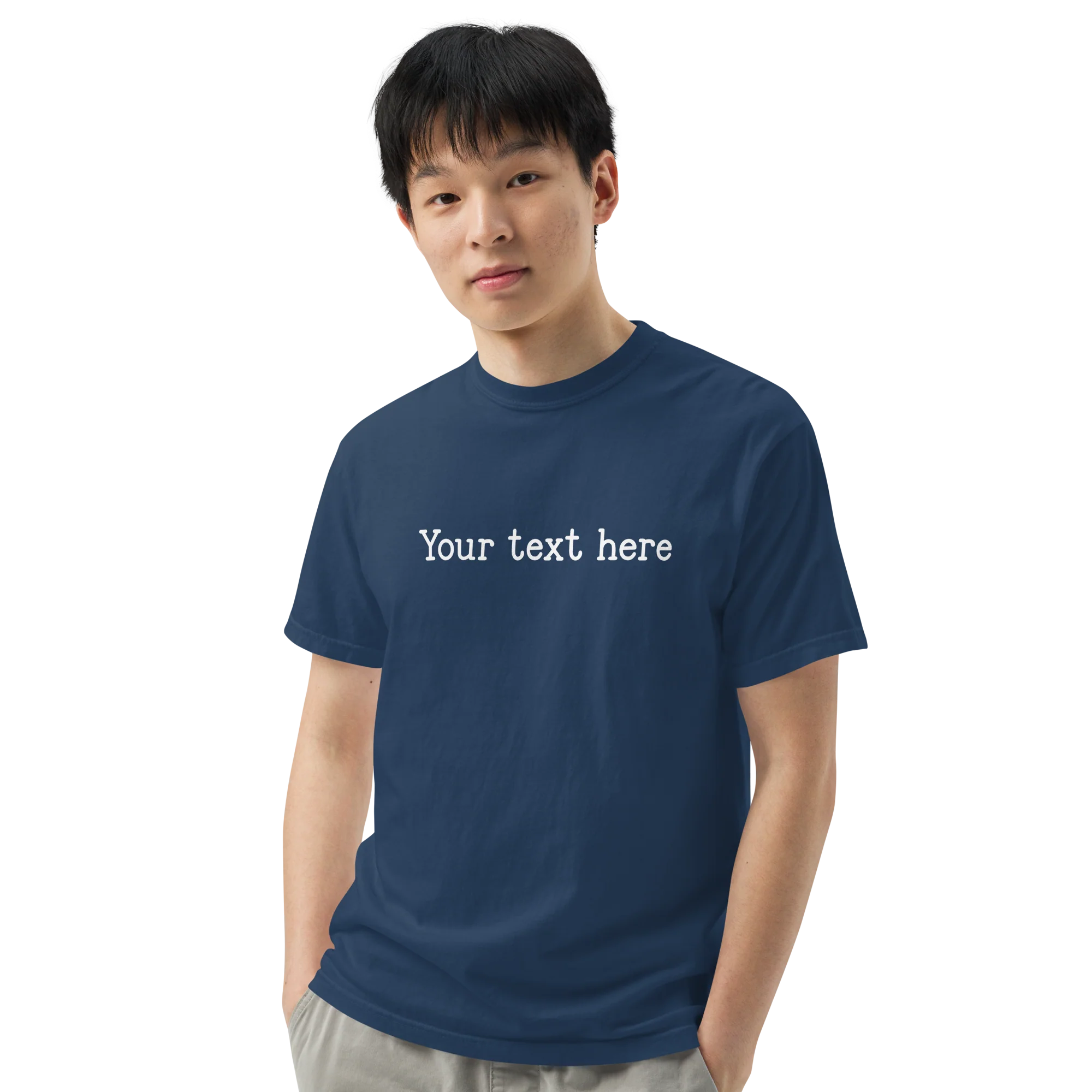 CUSTOM Your Text Typewriter Classic T-Shirt - Image 6