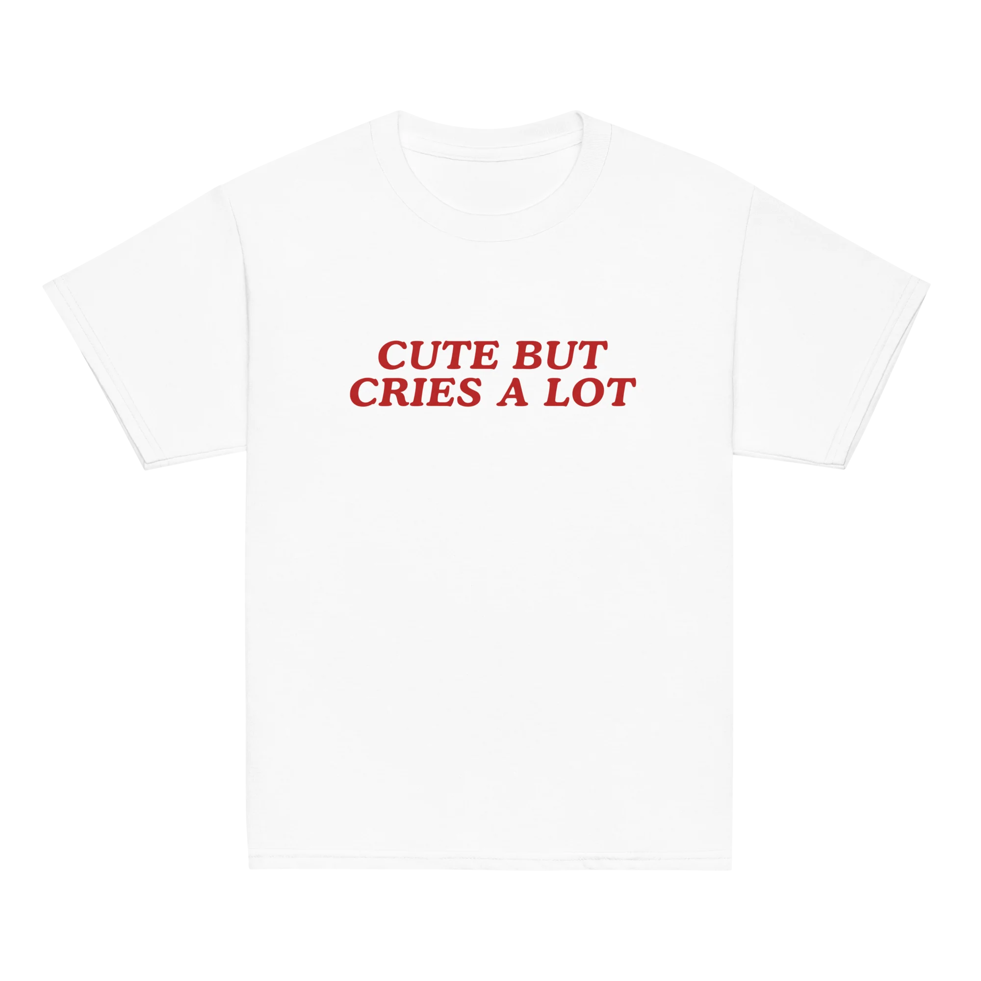 Cute But Cries a Lot Baby Tee - Image 3
