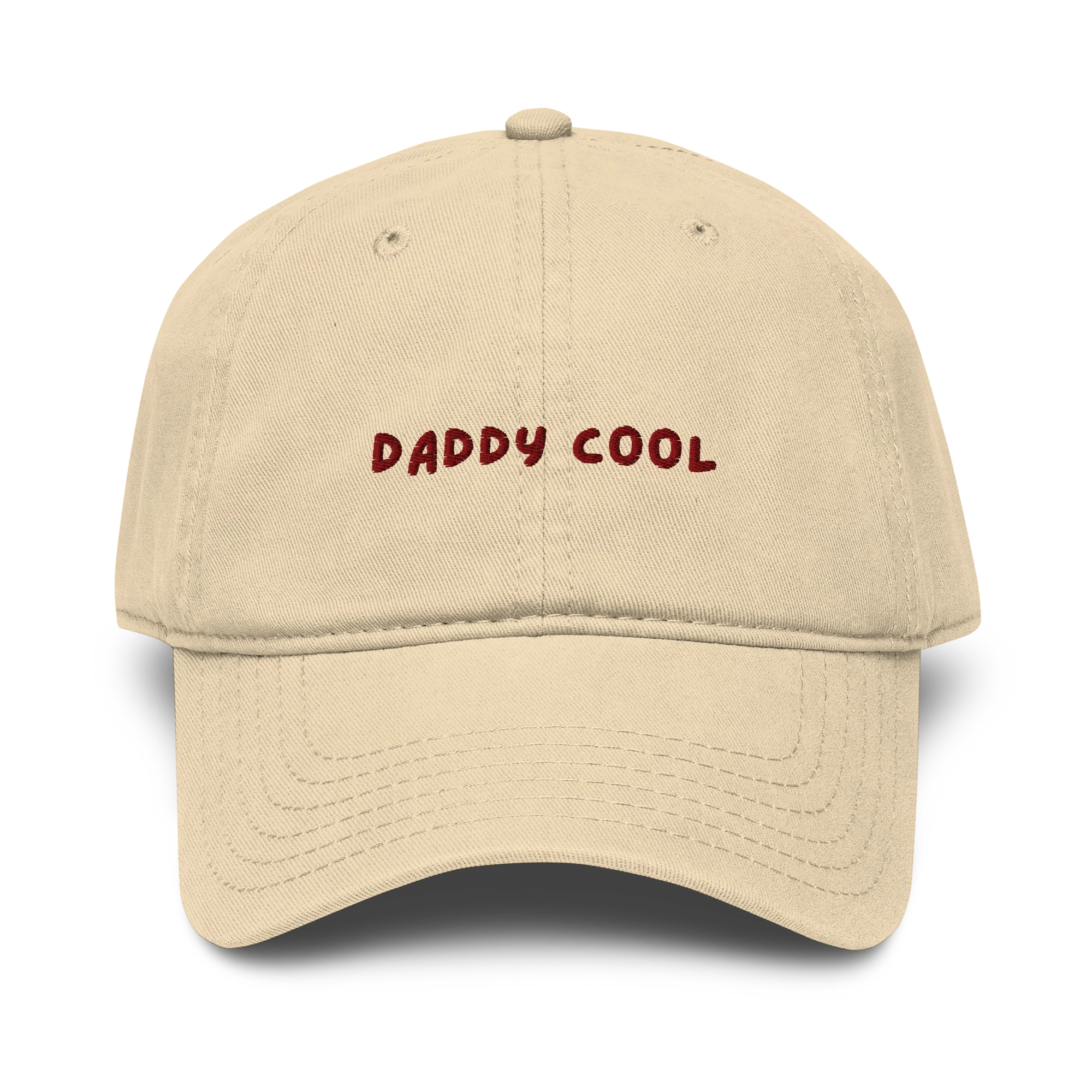 Daddy Cool Father Embroidered Vintage Wash Baseball Cap - Image 7