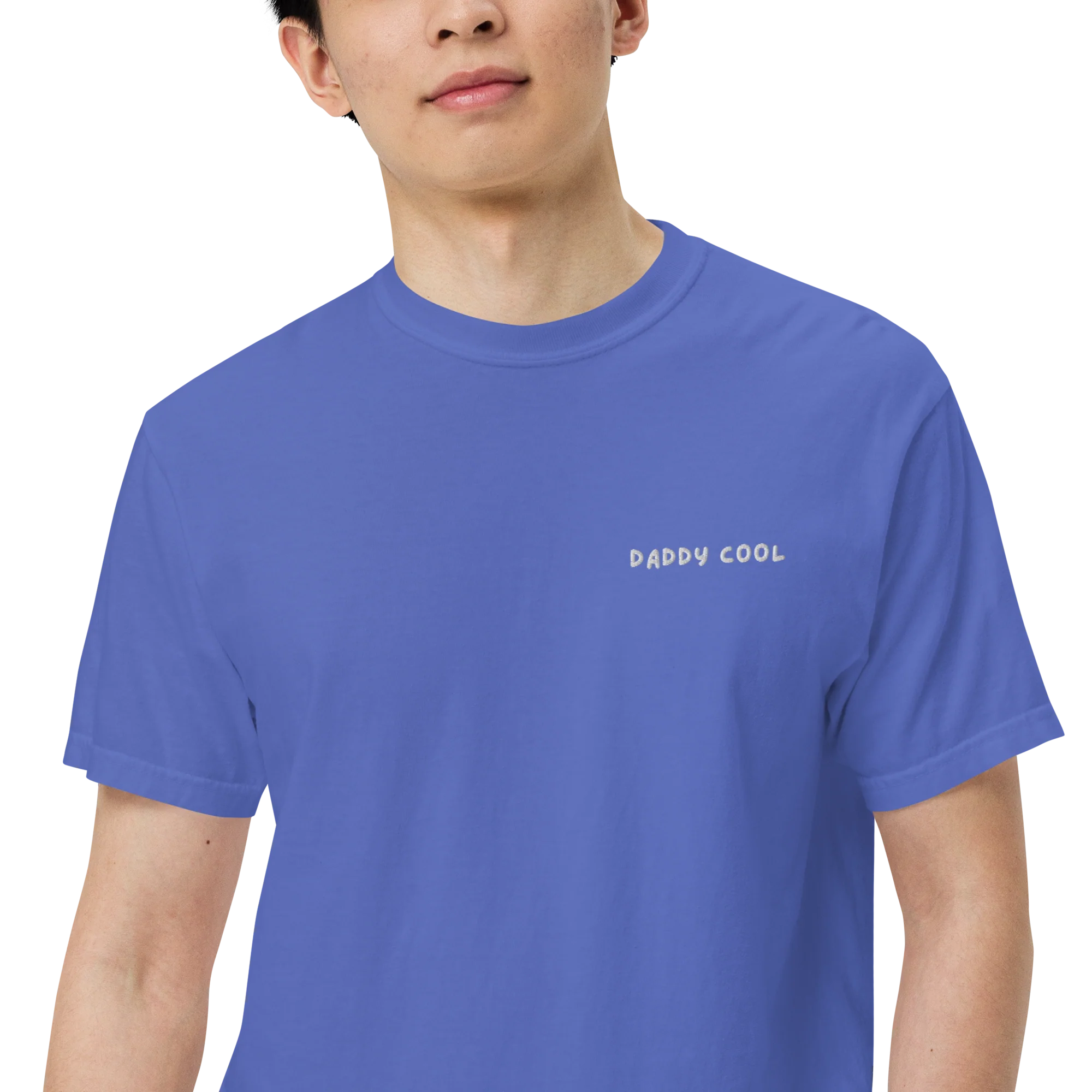 Daddy Cool Father Embroidered Classic T-Shirt - Image 2