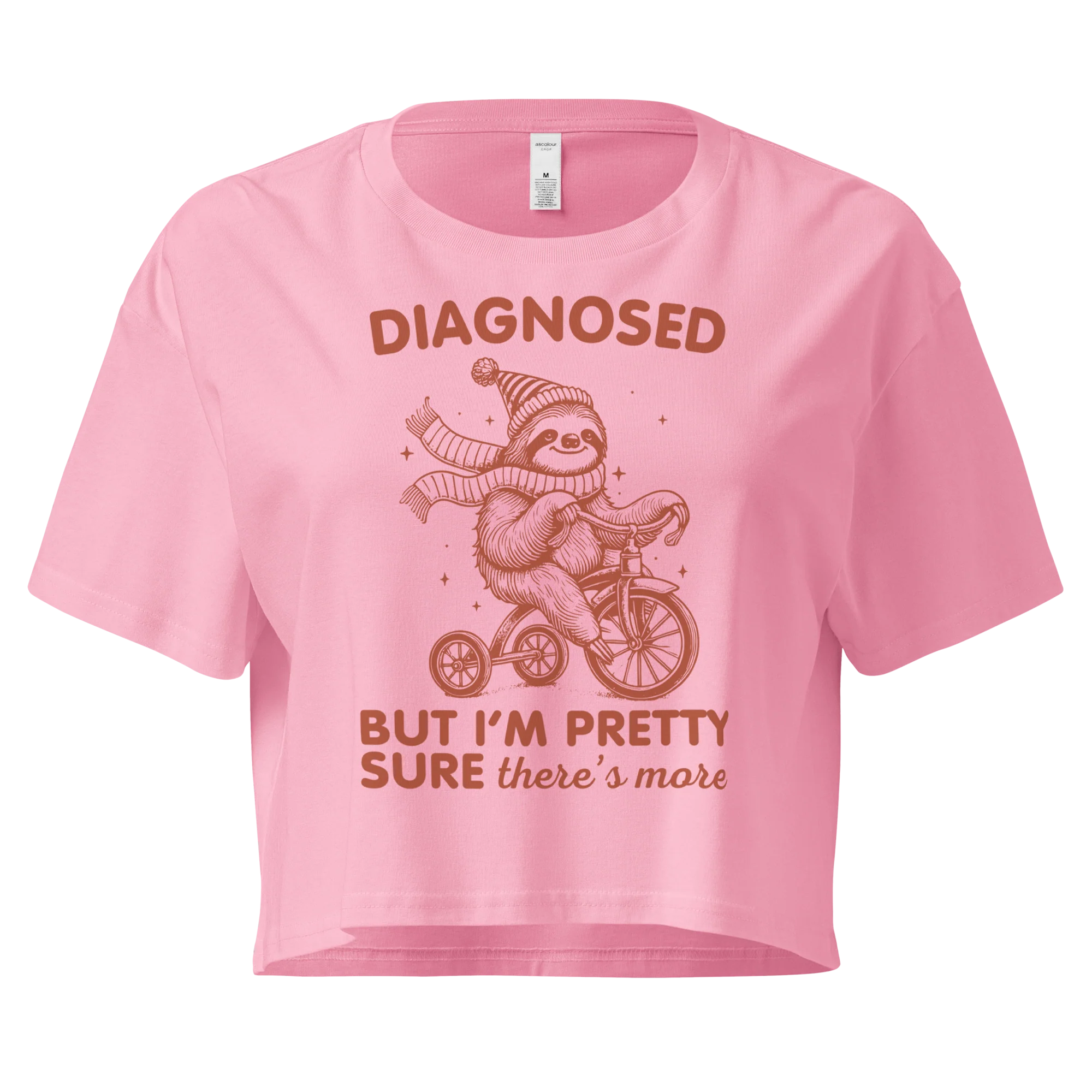 Diagnosed But There’s More Crop Tee - Image 3