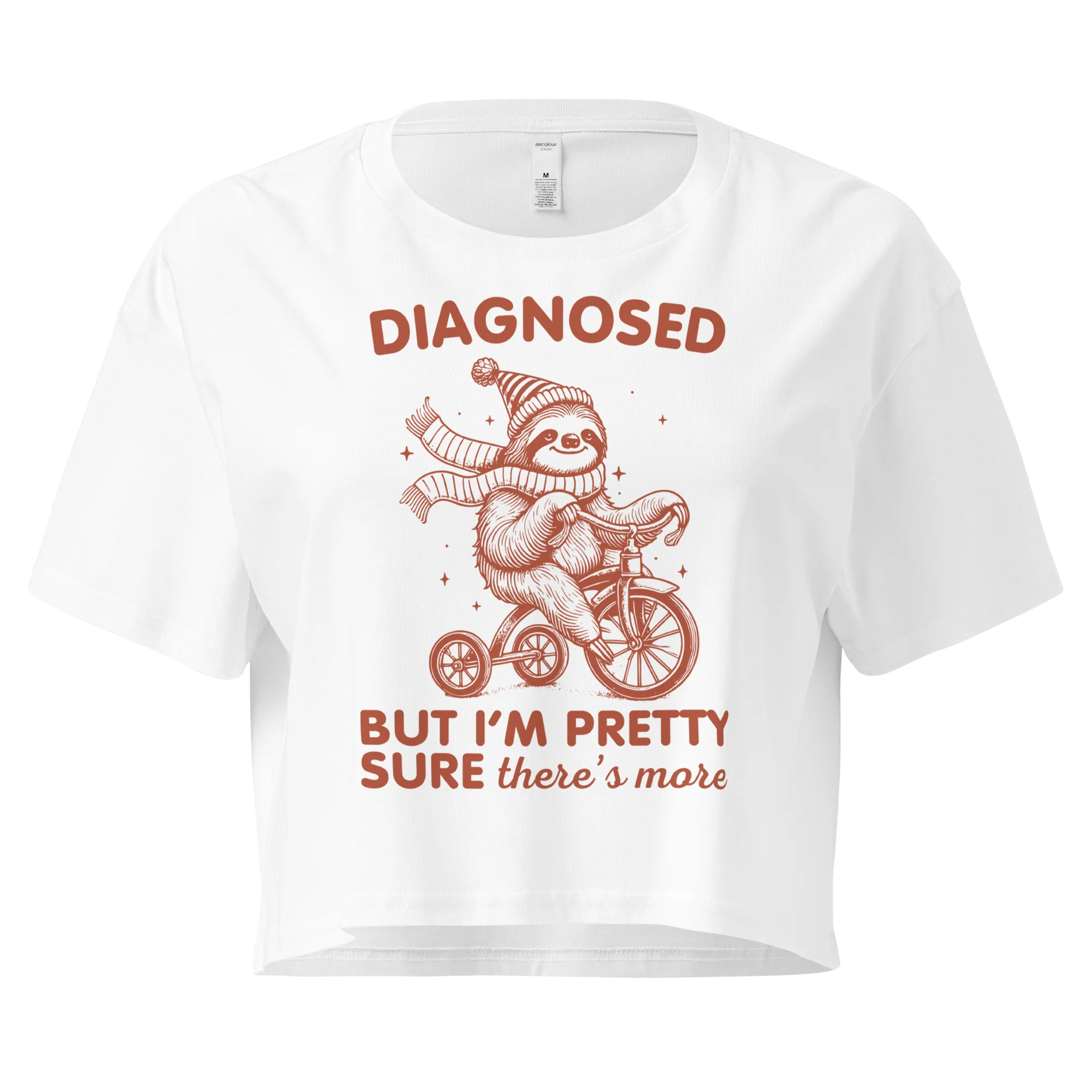 Diagnosed But There’s More Crop Tee - Image 4