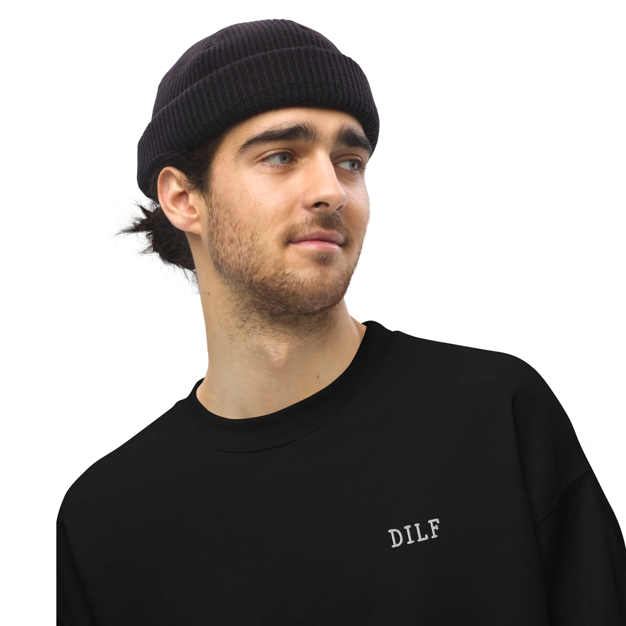 DILF Embroidered Sweatshirt - Image 7