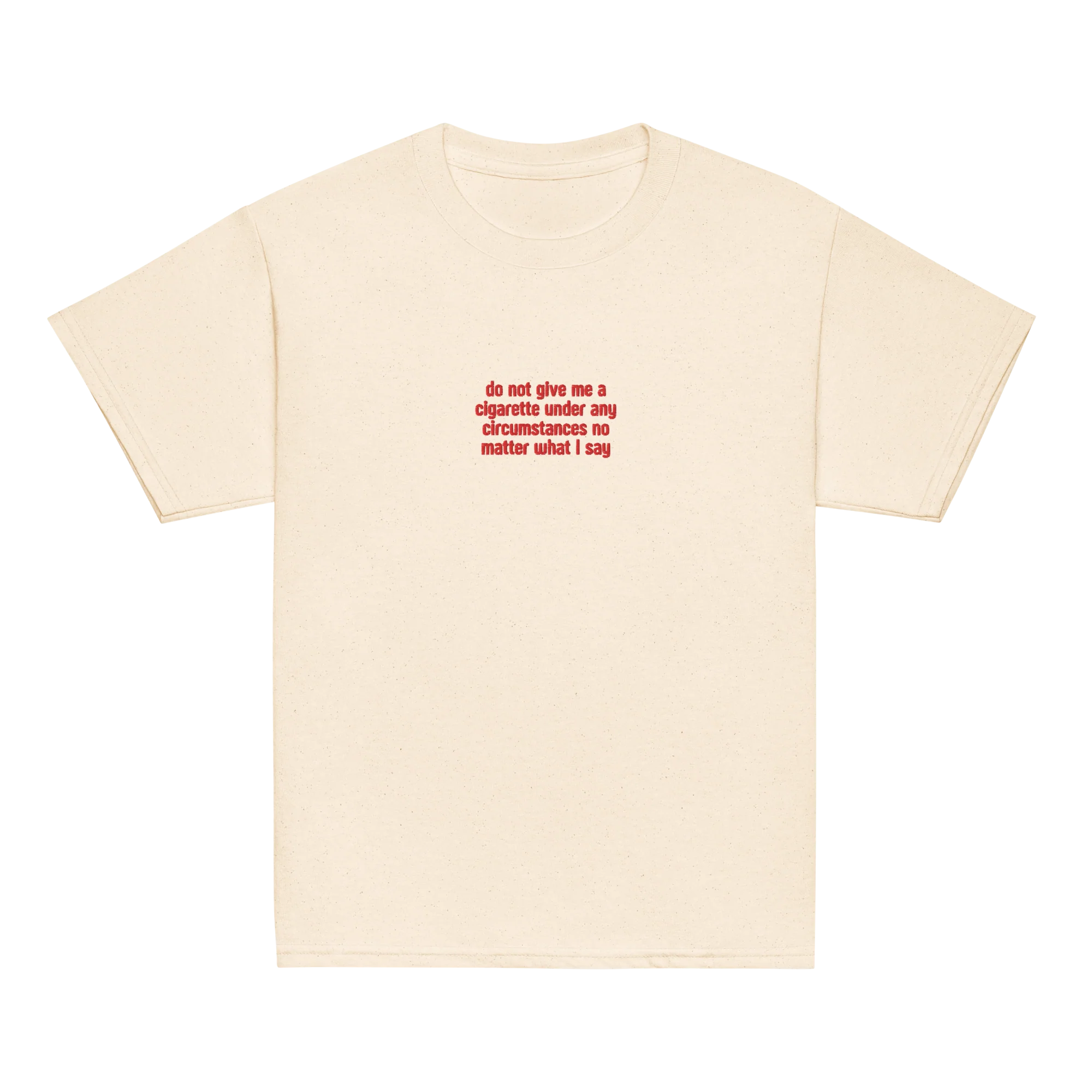 Do Not Give Me a Cigarette Embroidered Baby Tee - Image 10